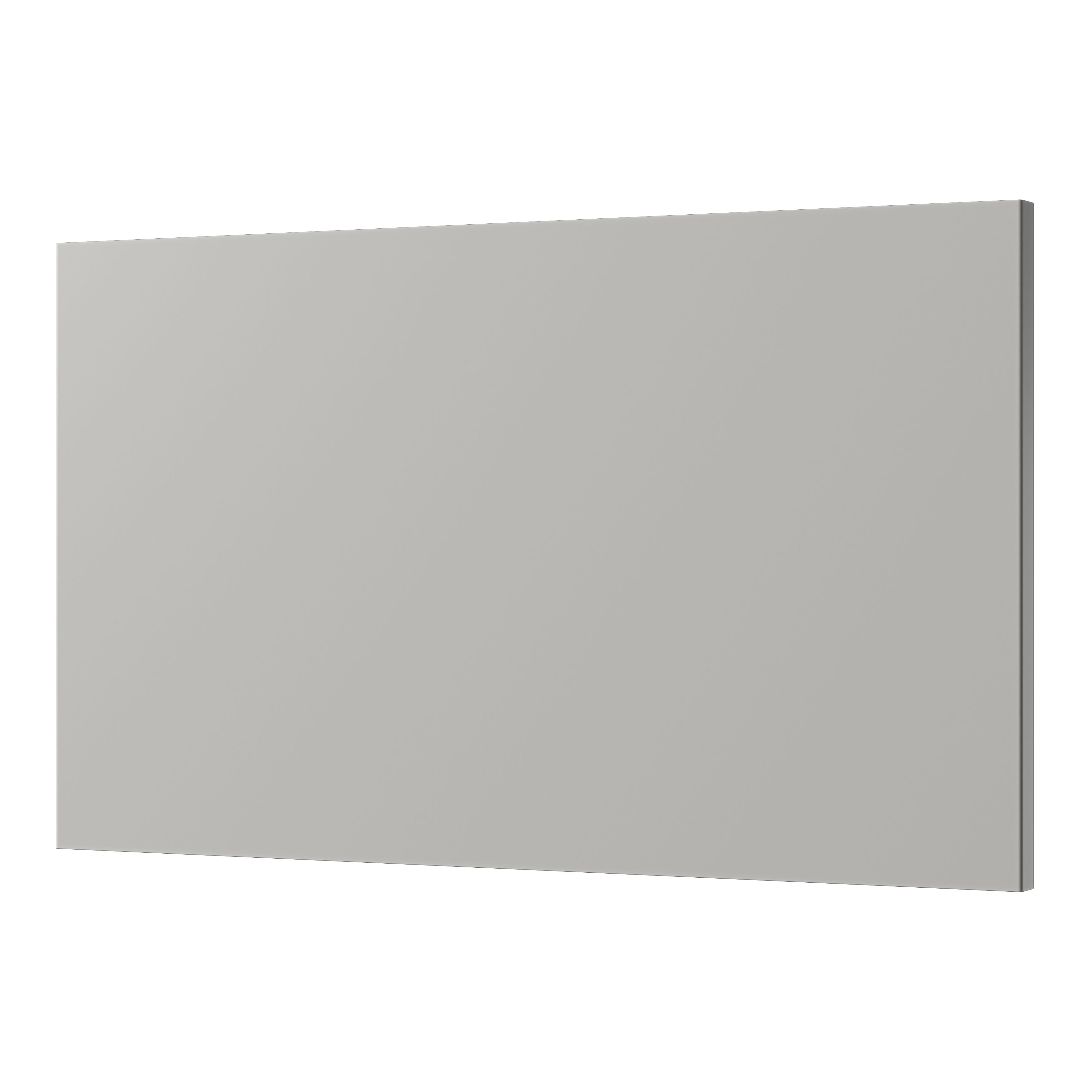 GoodHome Stevia Innovo handleless matt pewter grey slab Standard Drawer end panel (H)340mm (W)595mm