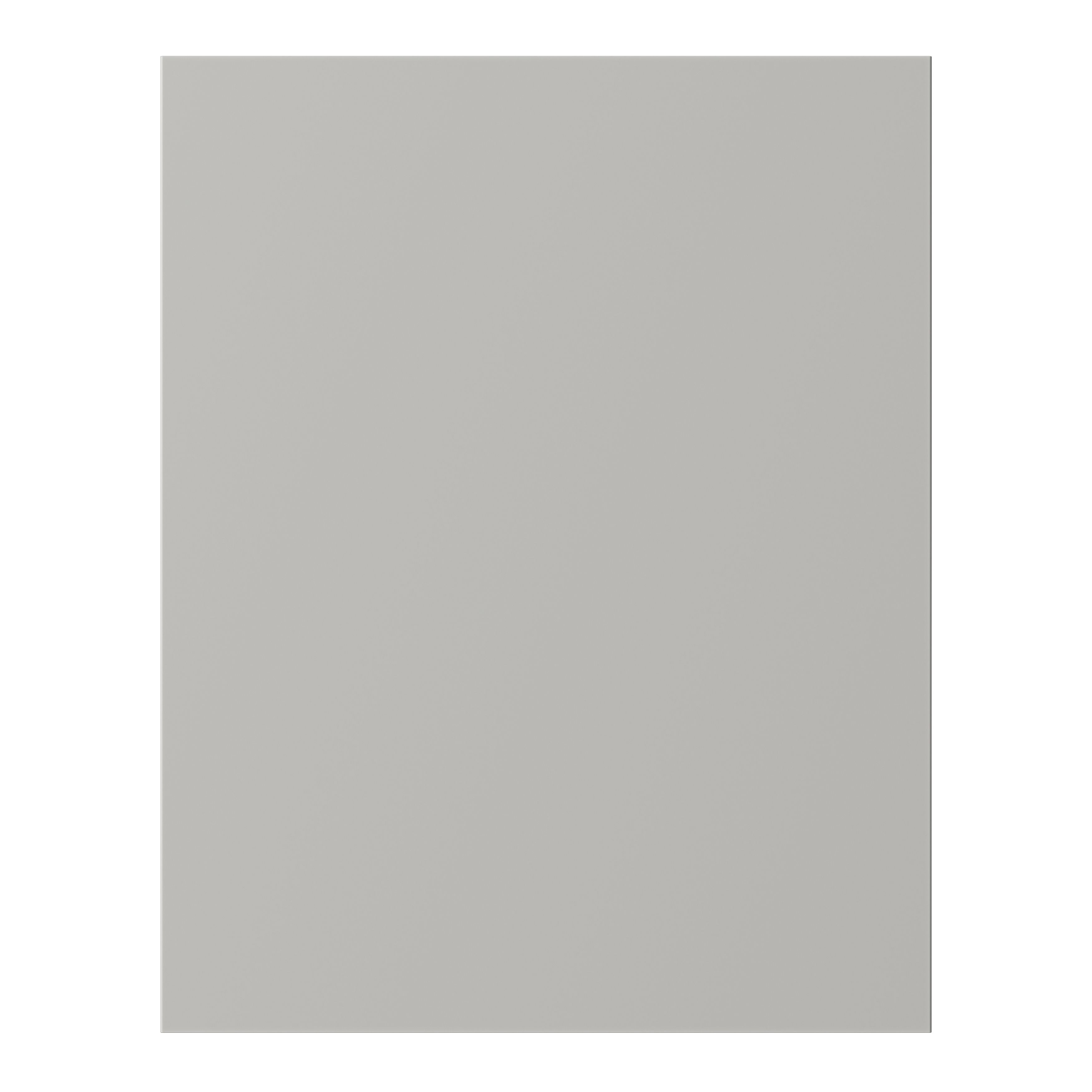 GoodHome Stevia Innovo handleless matt pewter grey slab Standard End panel (H)715mm (W)595mm