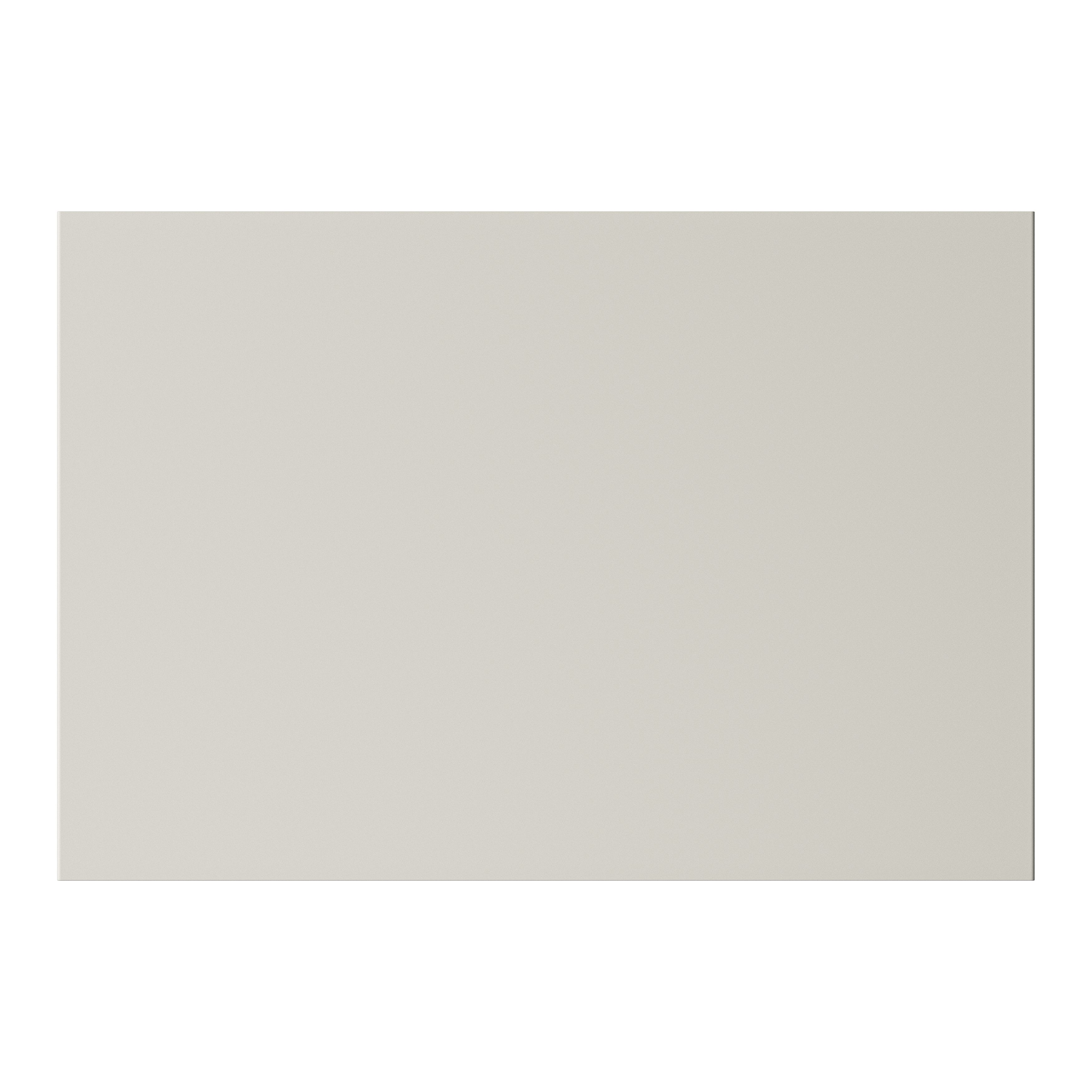 GoodHome Stevia Innovo handleless Matt sandstone Slab 2 drawer front, bridging door & bi-fold door, 340mm x 18mm x 497mm 500mm