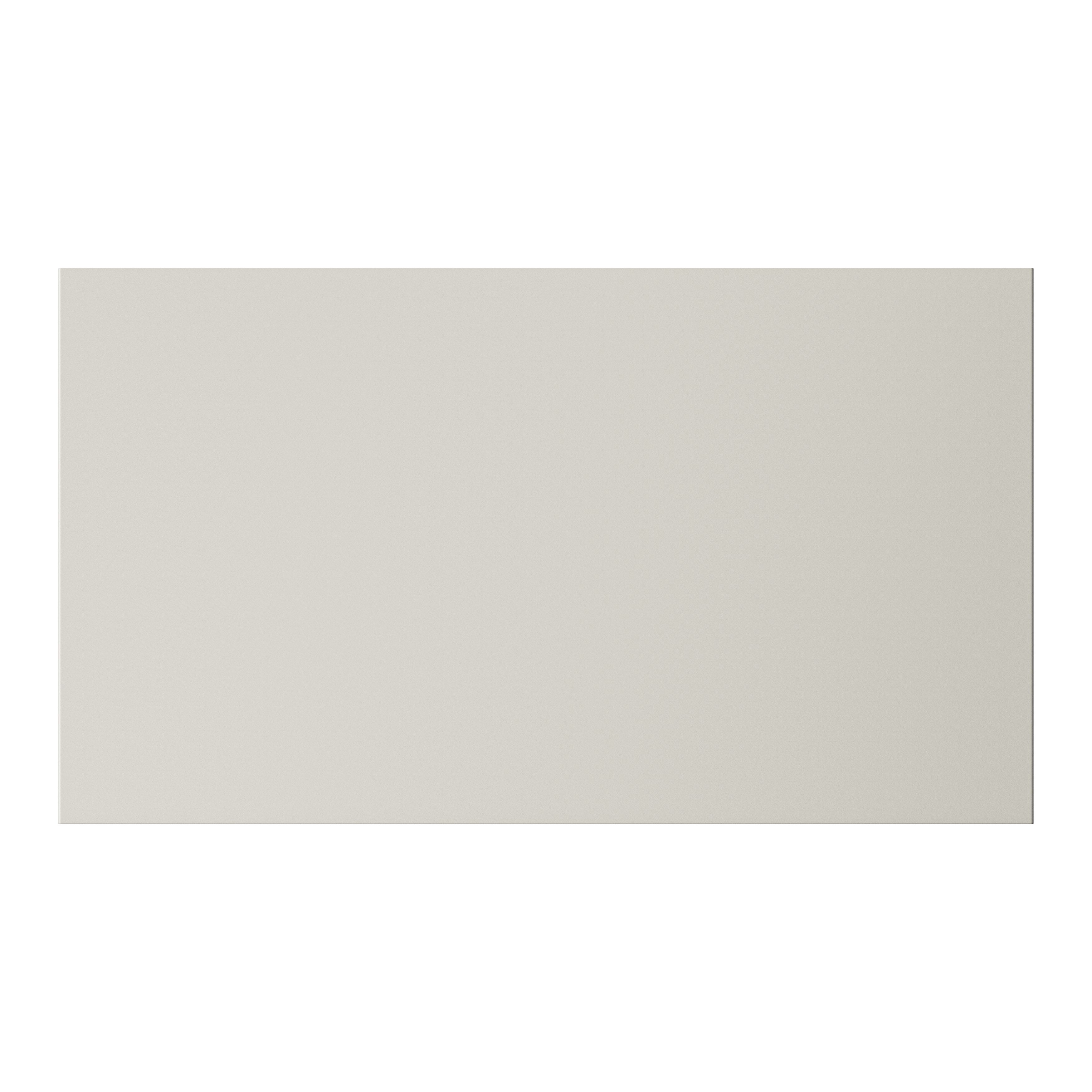 GoodHome Stevia Innovo handleless Matt sandstone Slab 2 drawer front, bridging door & bi-fold door, 340mm x 18mm x 597mm 600mm