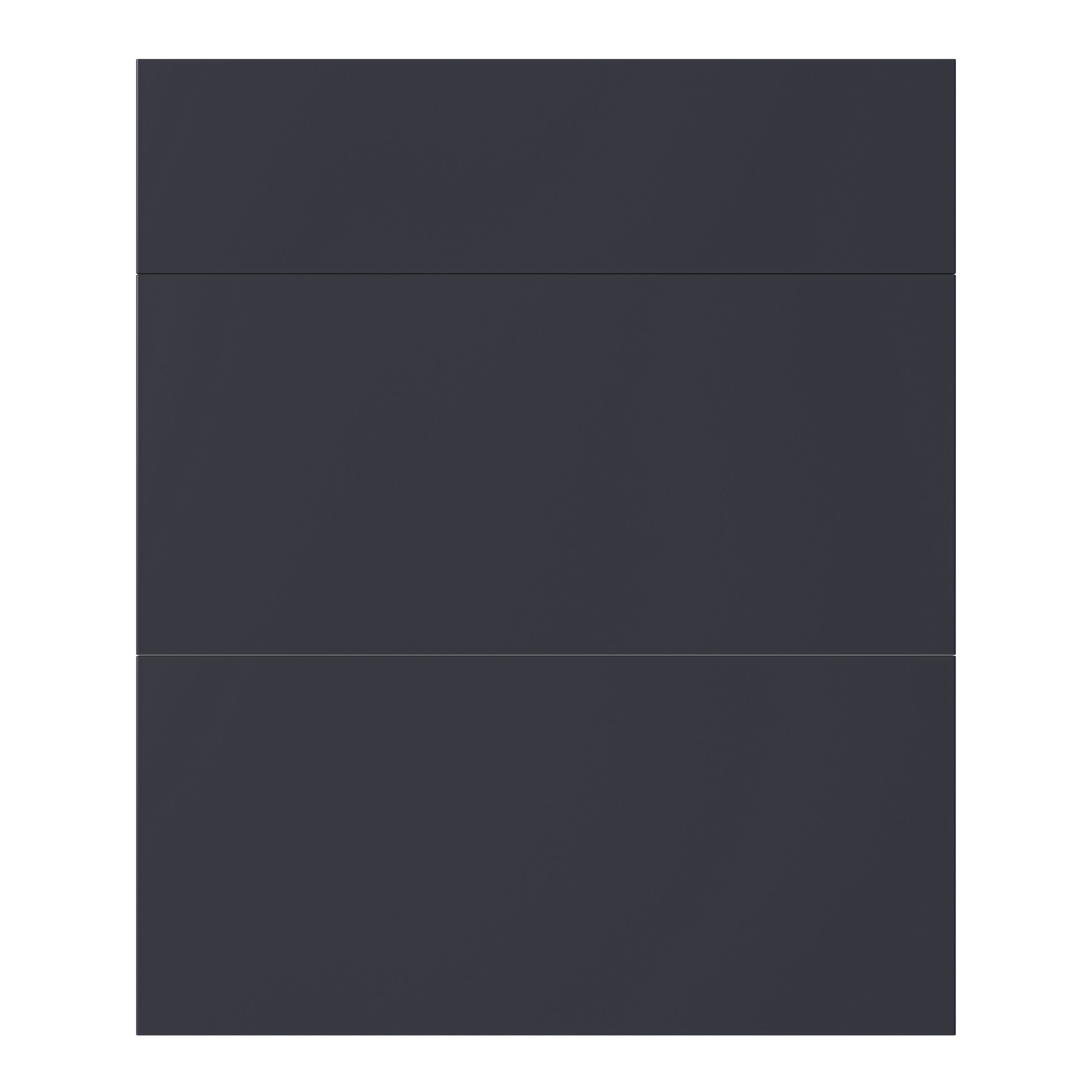 GoodHome Stevia Matt blue Slab Drawer front, Pack of 1 (H)715mm (W)597mm (T)18mm Price Comparisons | Compare The Build