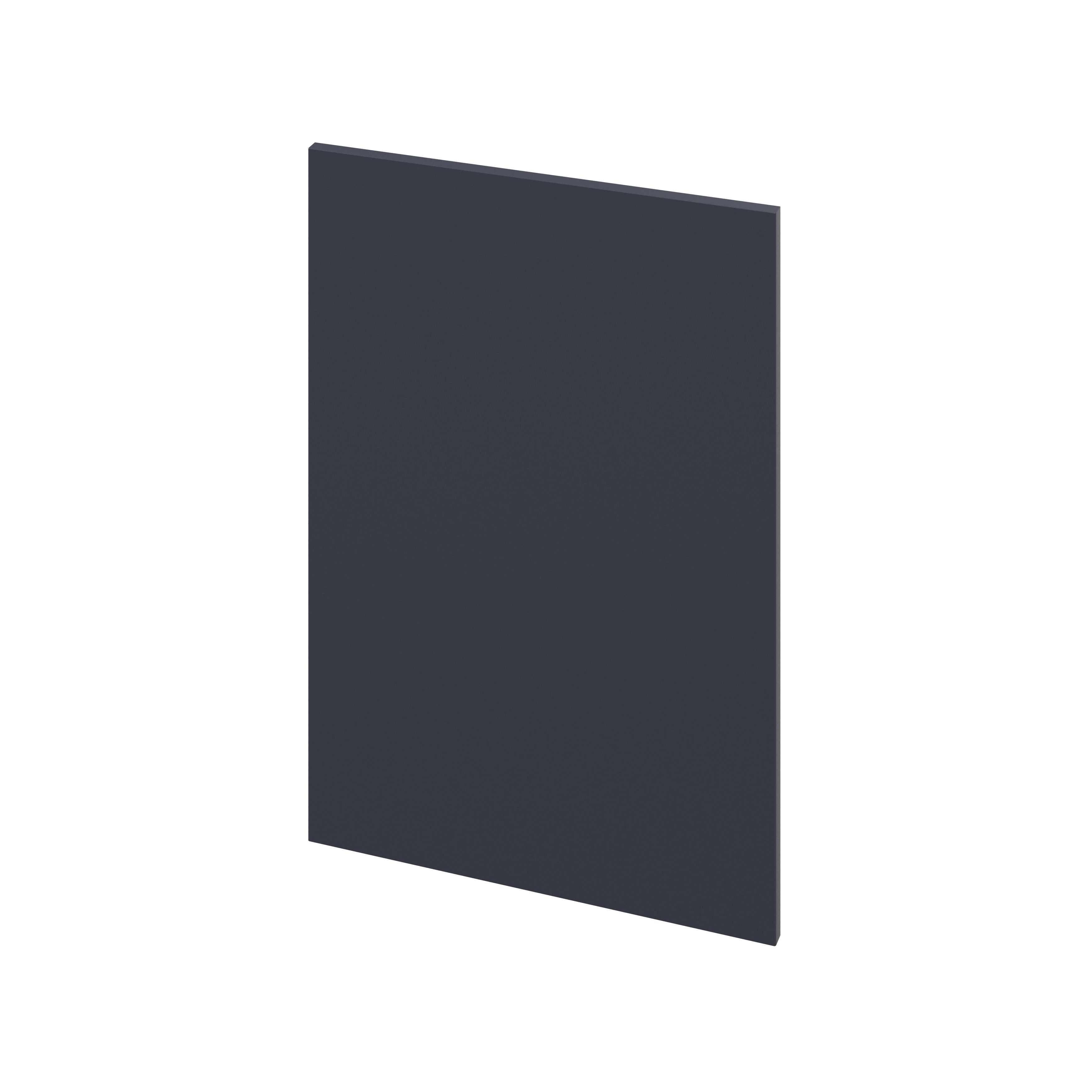 GoodHome Stevia Matt blue slab Highline Cabinet door (W)500mm (H)715mm (T)18mm