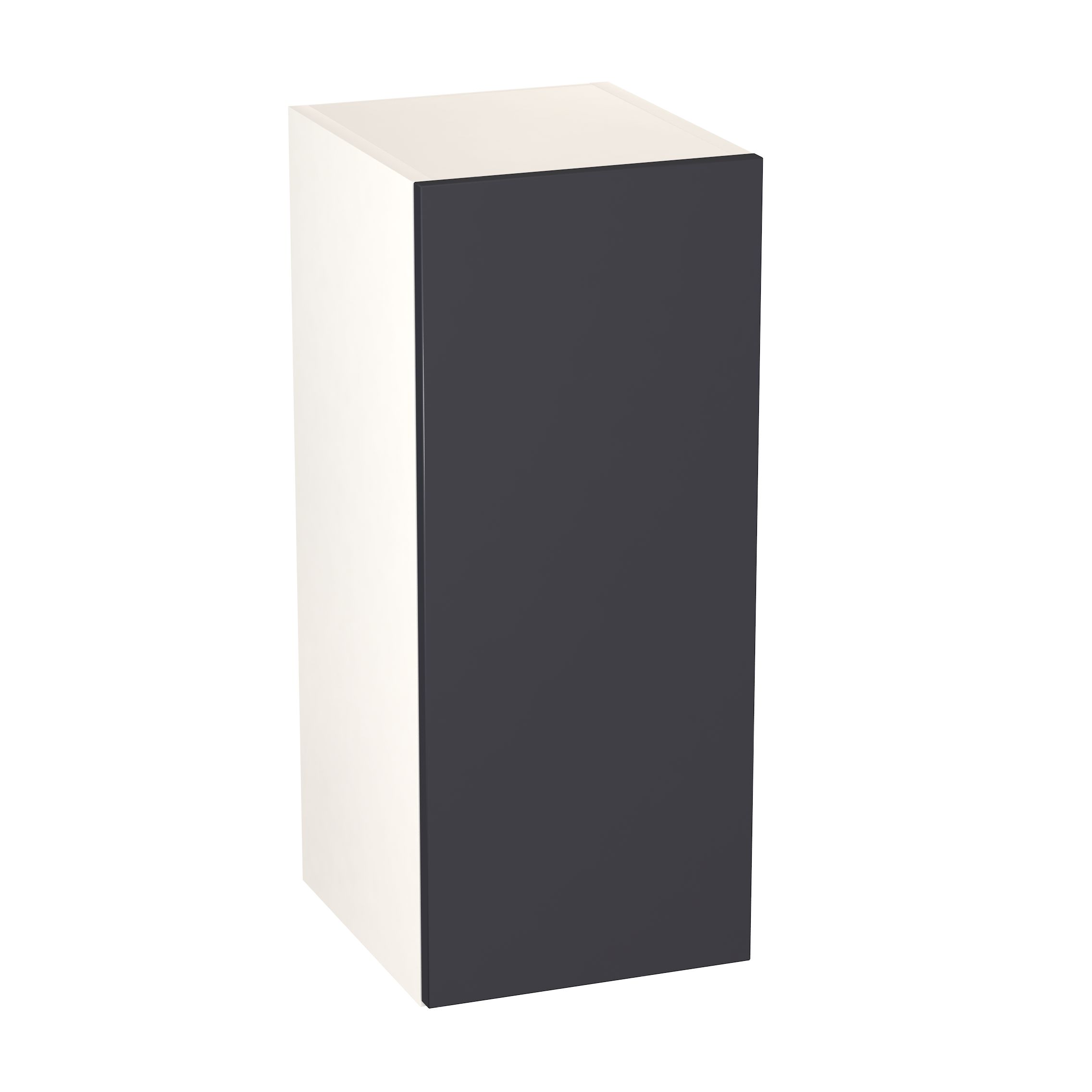 GoodHome Stevia Matt blue slab Wall Kitchen cabinet (W)300mm (H)720mm