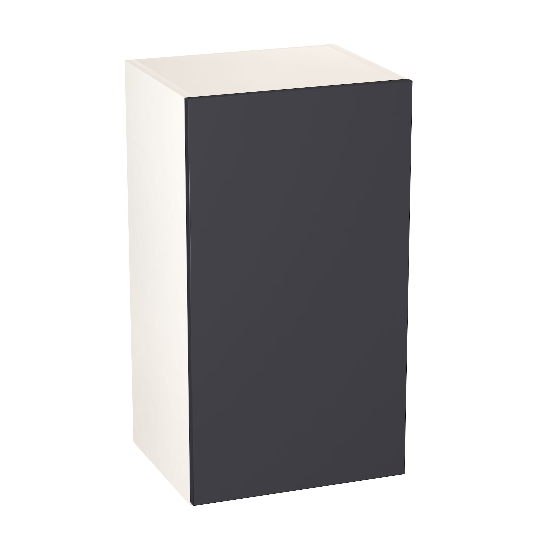 GoodHome Stevia Matt blue slab Wall Kitchen cabinet (W)400mm (H)720mm
