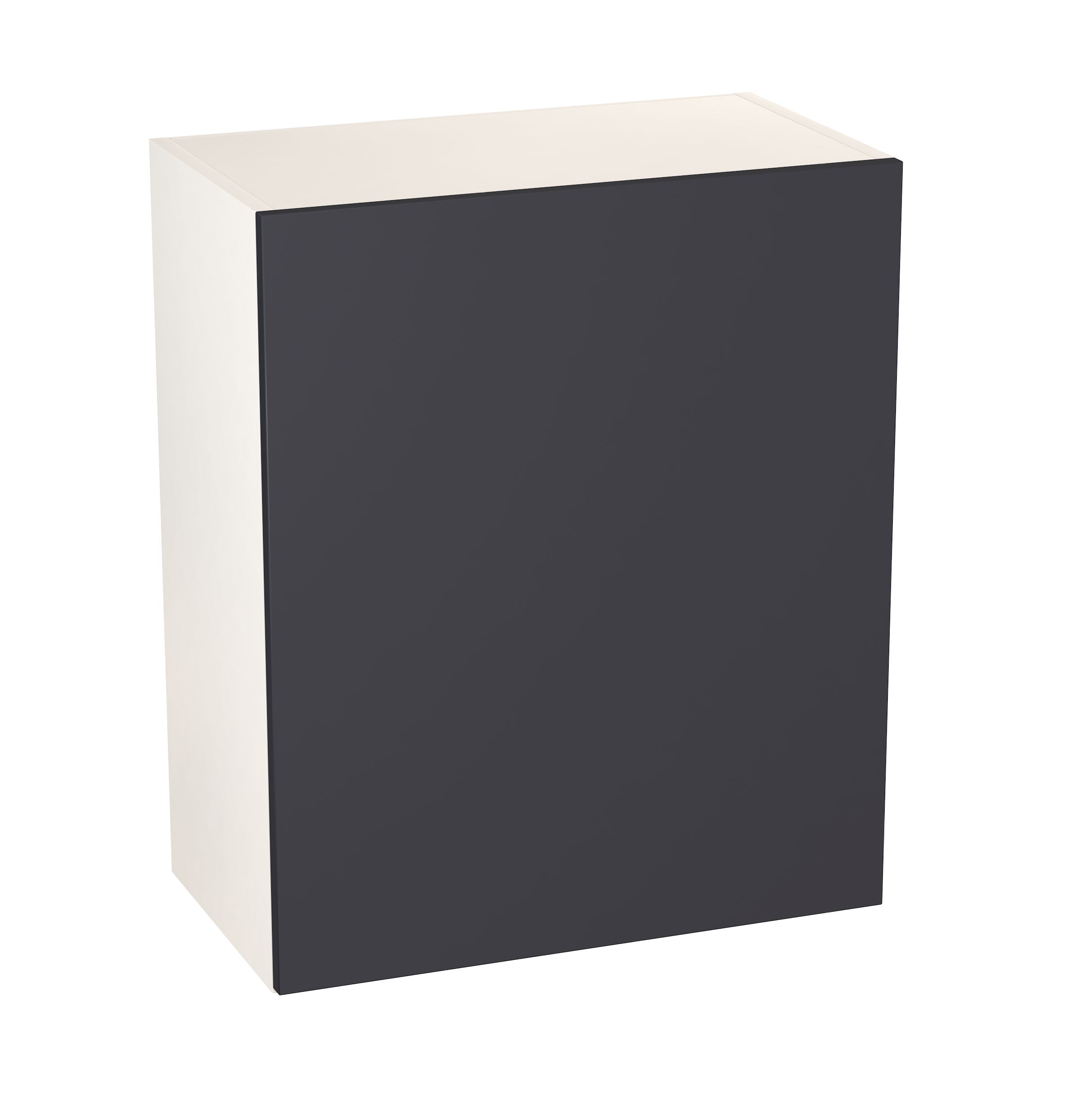 GoodHome Stevia Matt blue slab Wall Kitchen cabinet (W)600mm (H)720mm