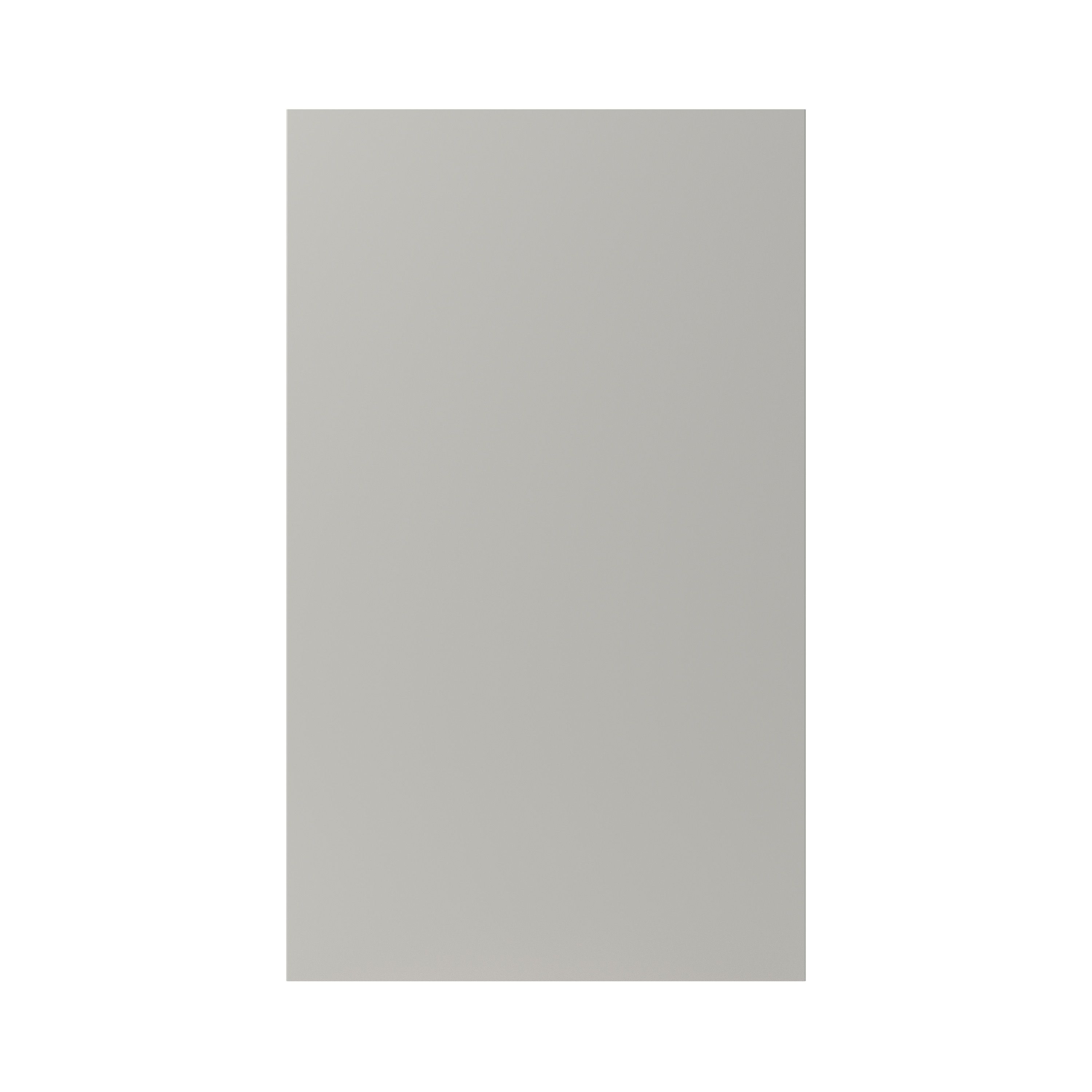 GoodHome Stevia Matt Pewter grey slab 50:50 Larder/Fridge freezer Cabinet door (W)600mm (H)1001mm (T)18mm