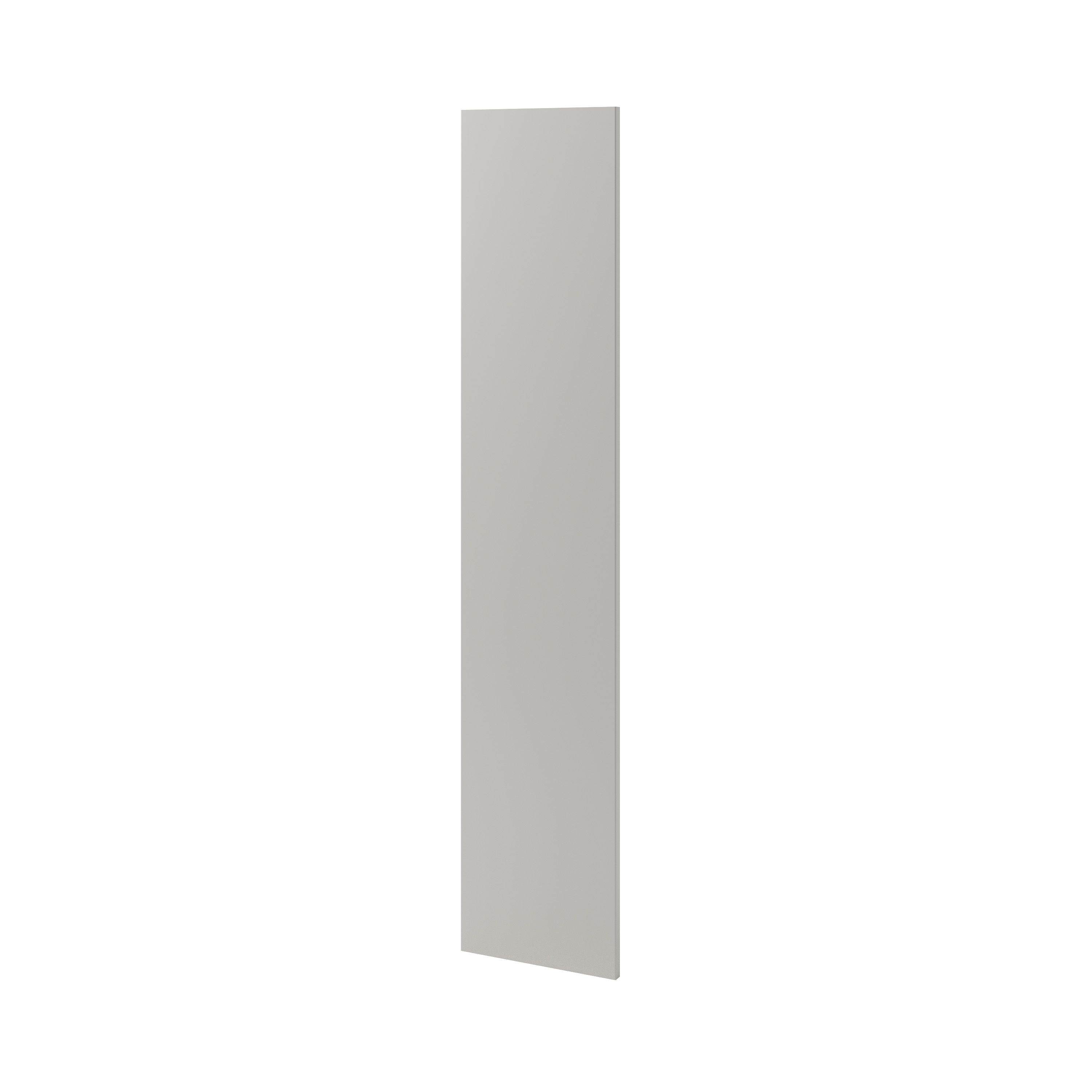 GoodHome Stevia Matt Pewter grey slab 70:30 Tall larder Cabinet door (W)300mm (H)1467mm (T)18mm