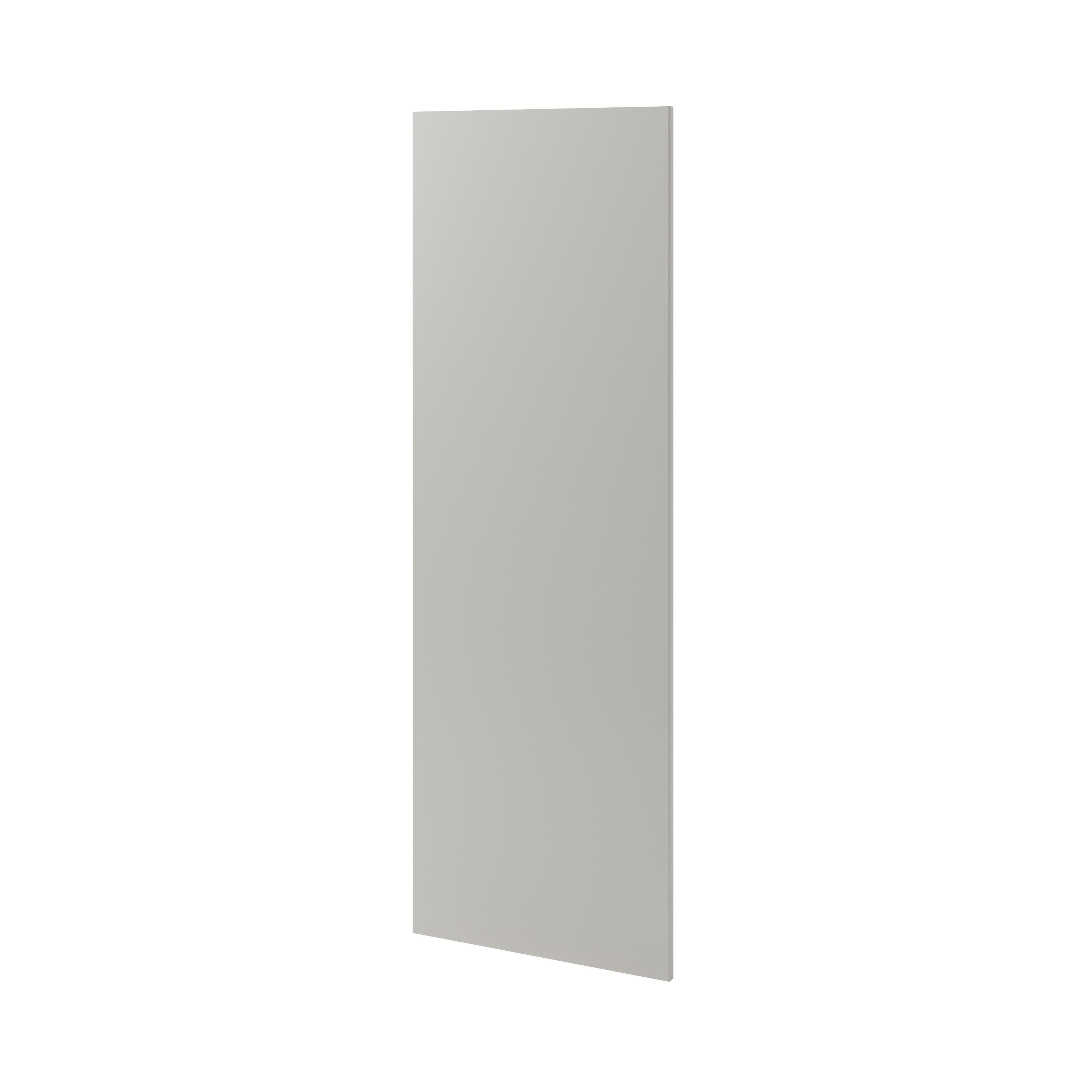 GoodHome Stevia Matt Pewter grey slab 70:30 Tall larder Cabinet door (W)500mm (H)1467mm (T)18mm