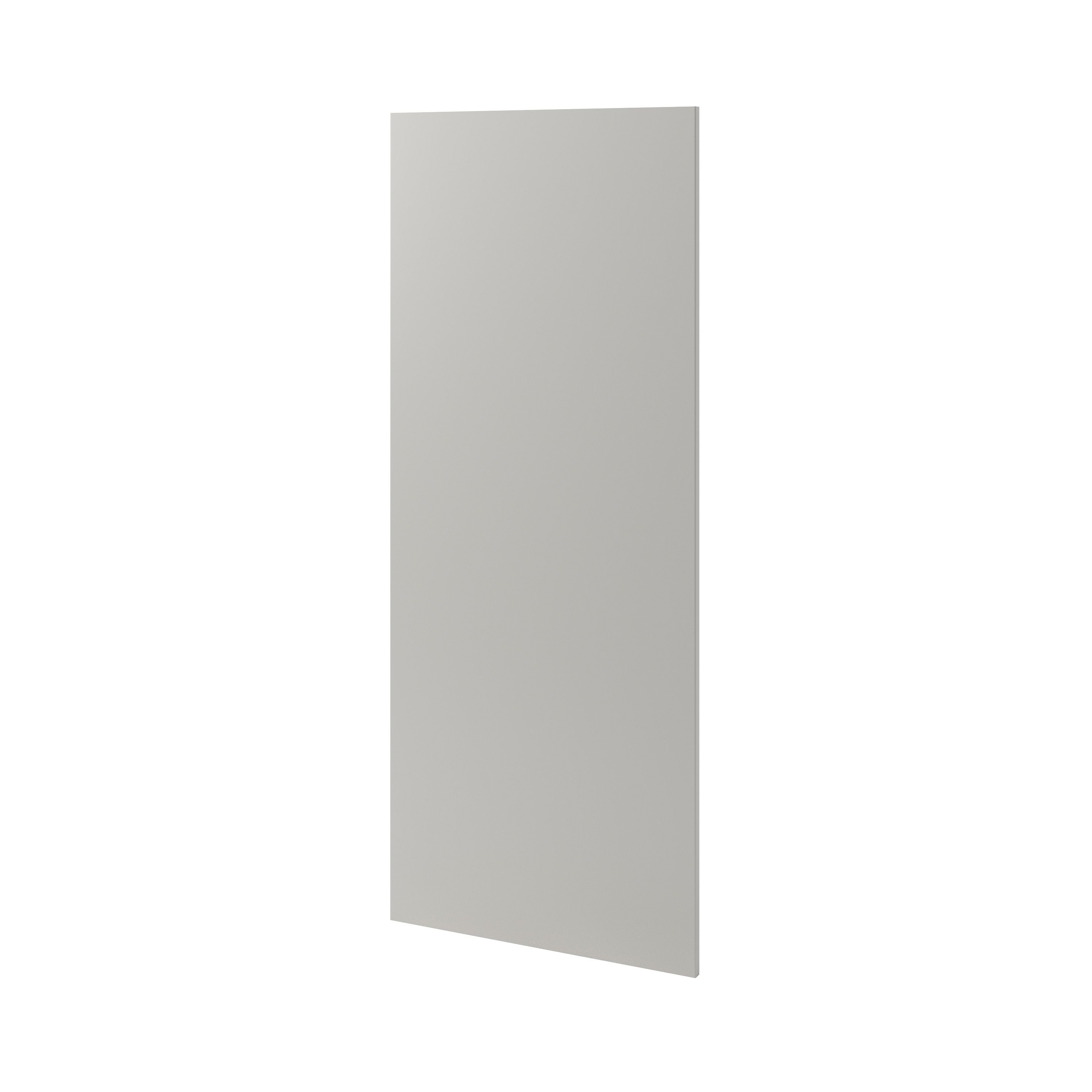 GoodHome Stevia Matt Pewter grey slab 70:30 Tall larder Cabinet door (W)600mm (H)1467mm (T)18mm