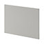 GoodHome Stevia Matt Pewter grey slab Appliance Cabinet door (W)600mm (H)453mm (T)18mm