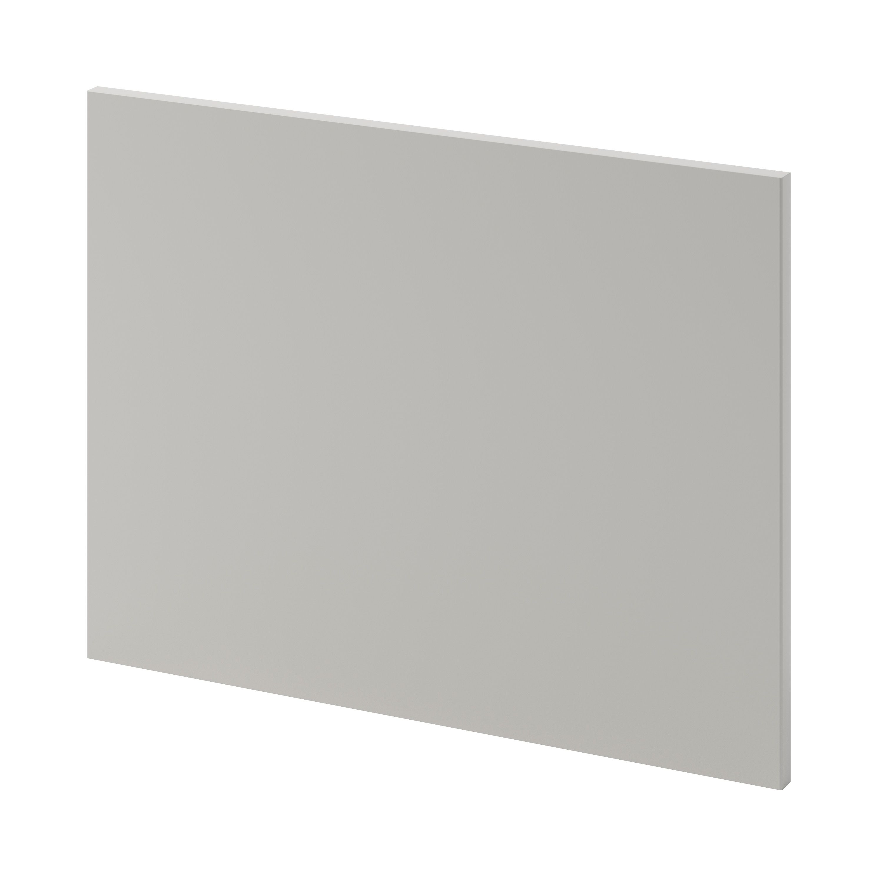 GoodHome Stevia Matt Pewter grey slab Appliance Cabinet door (W)600mm (H)453mm (T)18mm