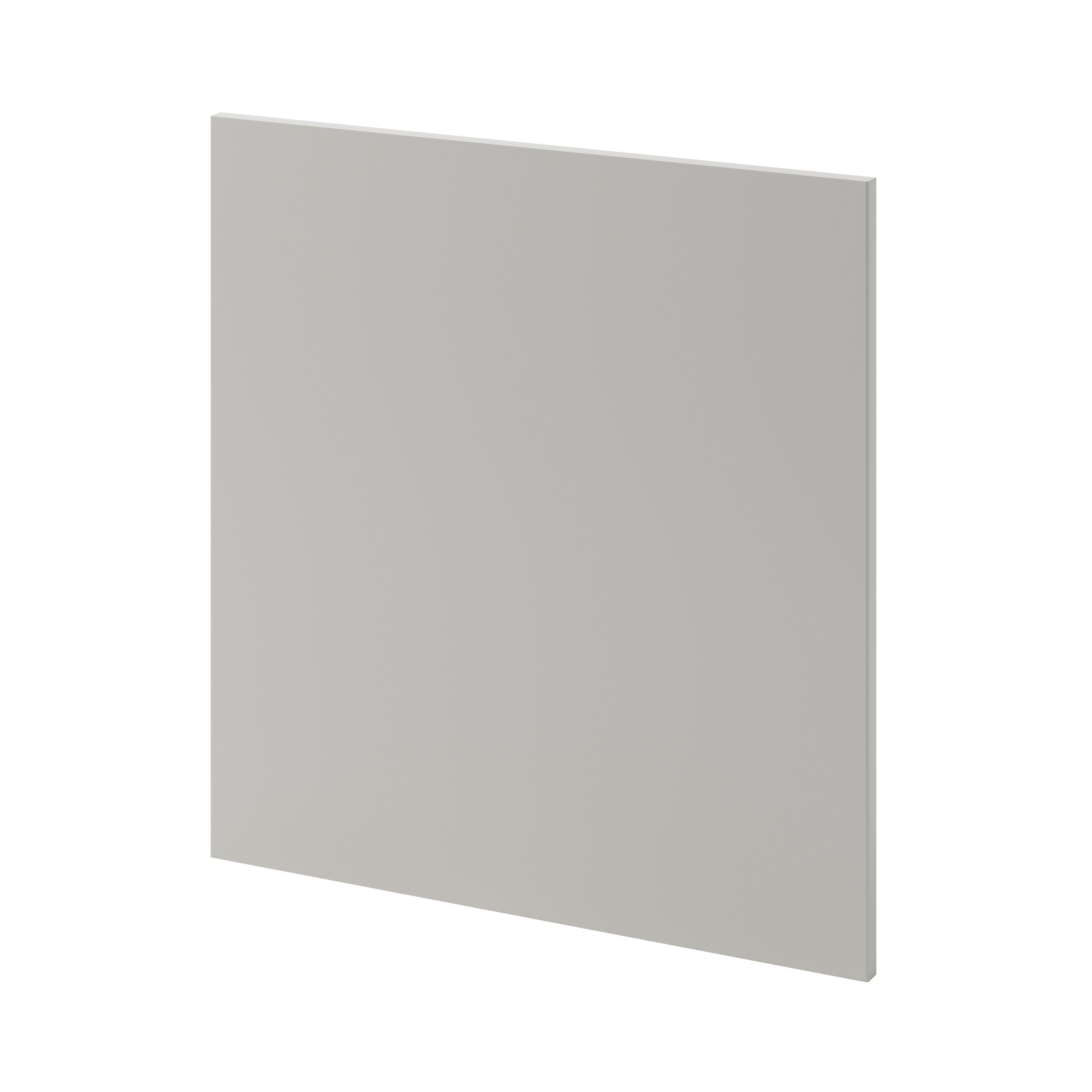 GoodHome Stevia Matt Pewter grey slab Appliance Cabinet door (W)600mm (H)626mm (T)18mm