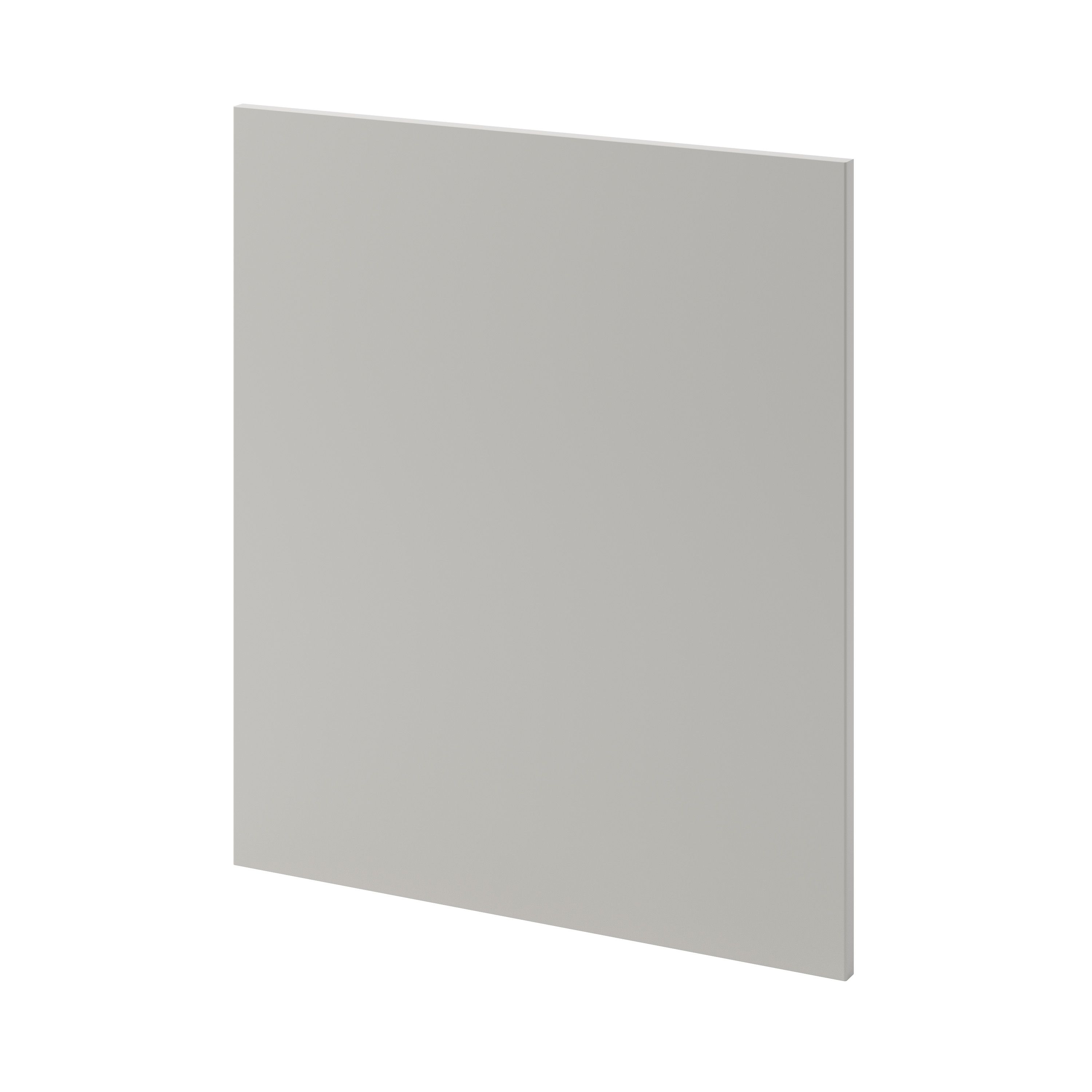 GoodHome Stevia Matt Pewter grey slab Appliance Cabinet door (W)600mm (H)687mm (T)18mm