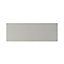 GoodHome Stevia Matt Pewter grey slab Drawer front, bridging door & bi fold door, (W)1000mm (H)356mm (T)18mm