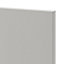GoodHome Stevia Matt Pewter grey slab Drawer front, bridging door & bi fold door, (W)1000mm (H)356mm (T)18mm