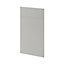 GoodHome Stevia Matt Pewter grey slab Drawerline door & drawer front, (W)400mm (H)715mm (T)18mm