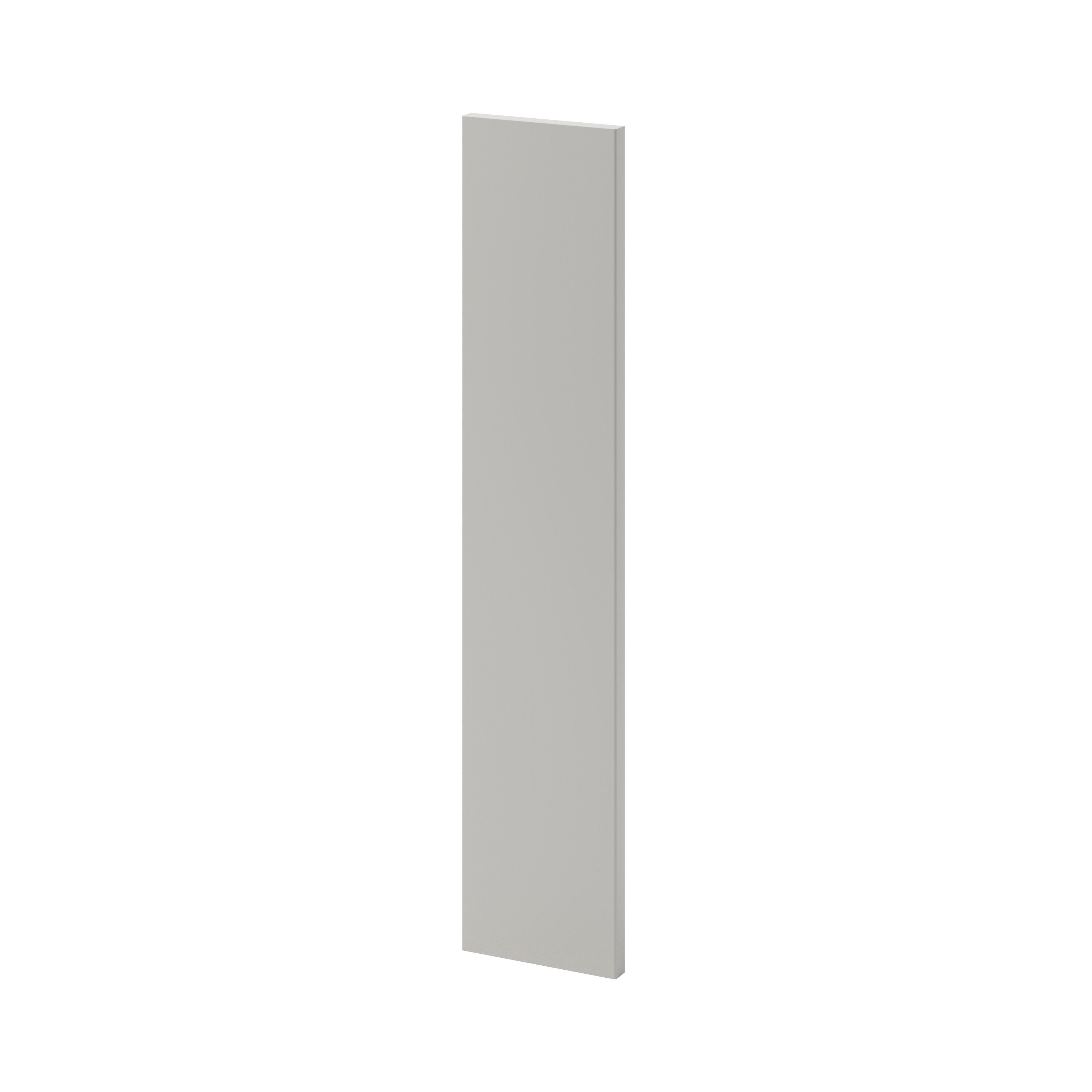 GoodHome Stevia Matt Pewter grey slab Highline Cabinet door (W)150mm (H)715mm (T)18mm