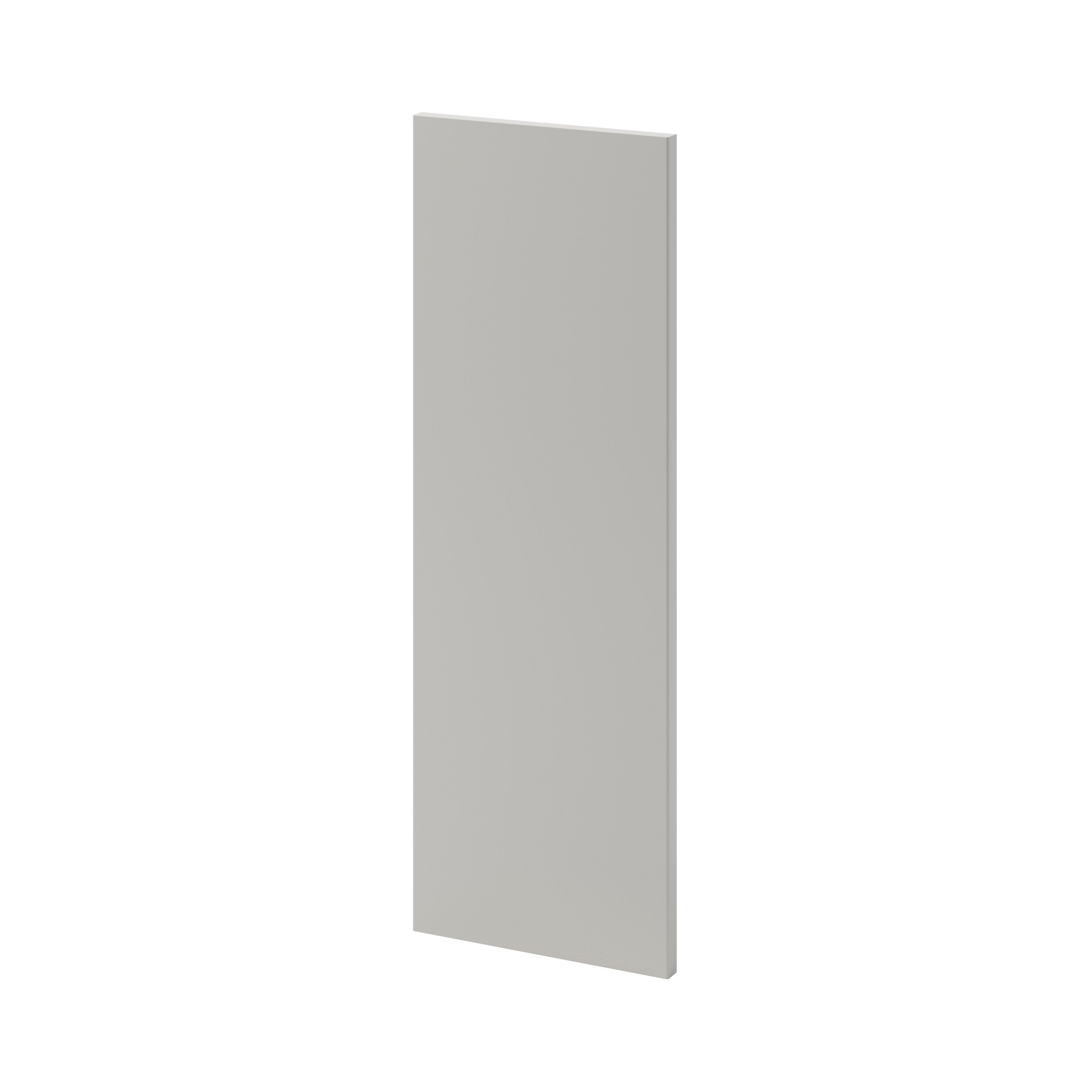 GoodHome Stevia Matt Pewter grey slab Highline Cabinet door (W)250mm (H)715mm (T)18mm