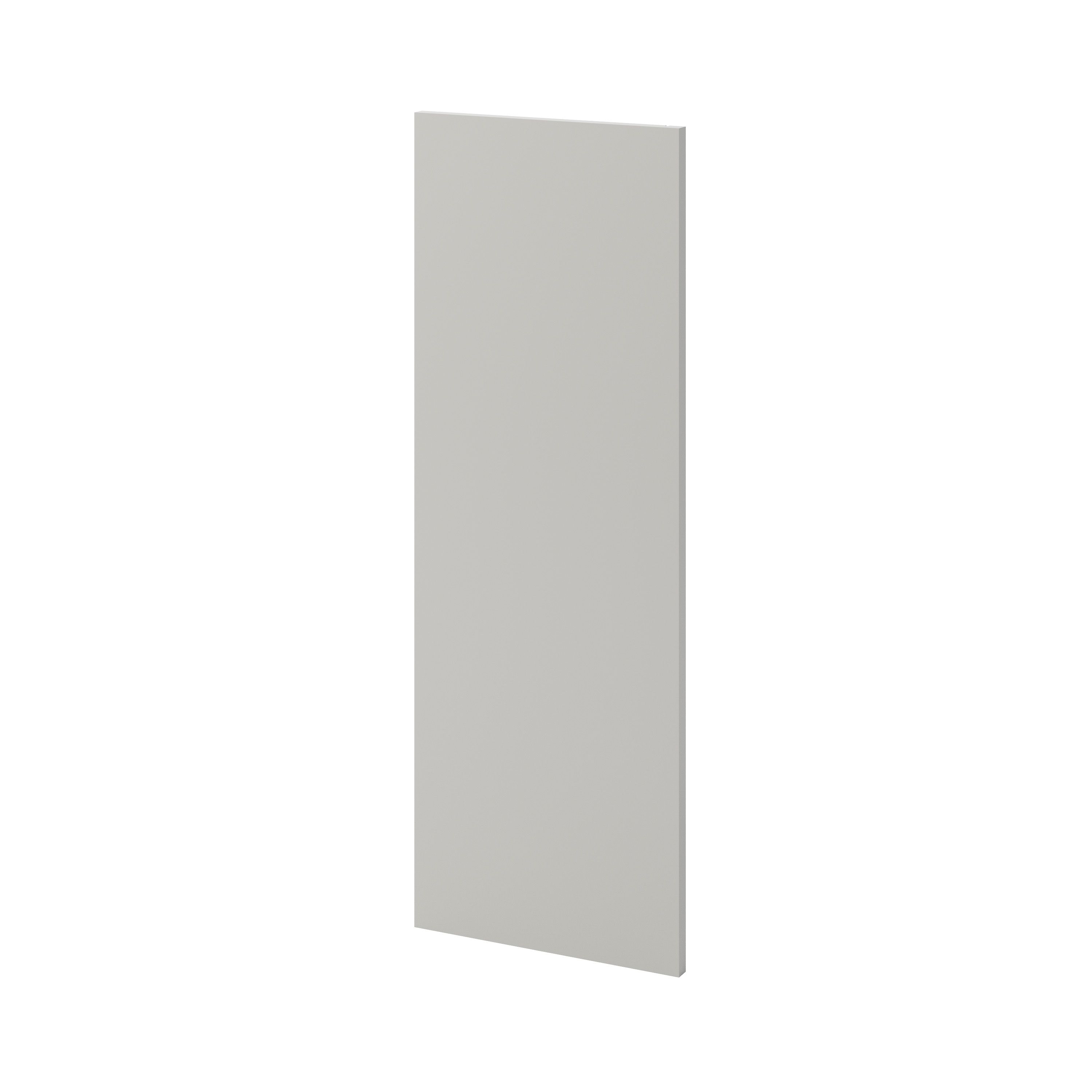 GoodHome Stevia Matt Pewter grey slab Tall End panel (H)900mm (W)320mm