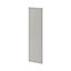 GoodHome Stevia Matt Pewter grey slab Tall wall Cabinet door (W)250mm (H)895mm (T)18mm