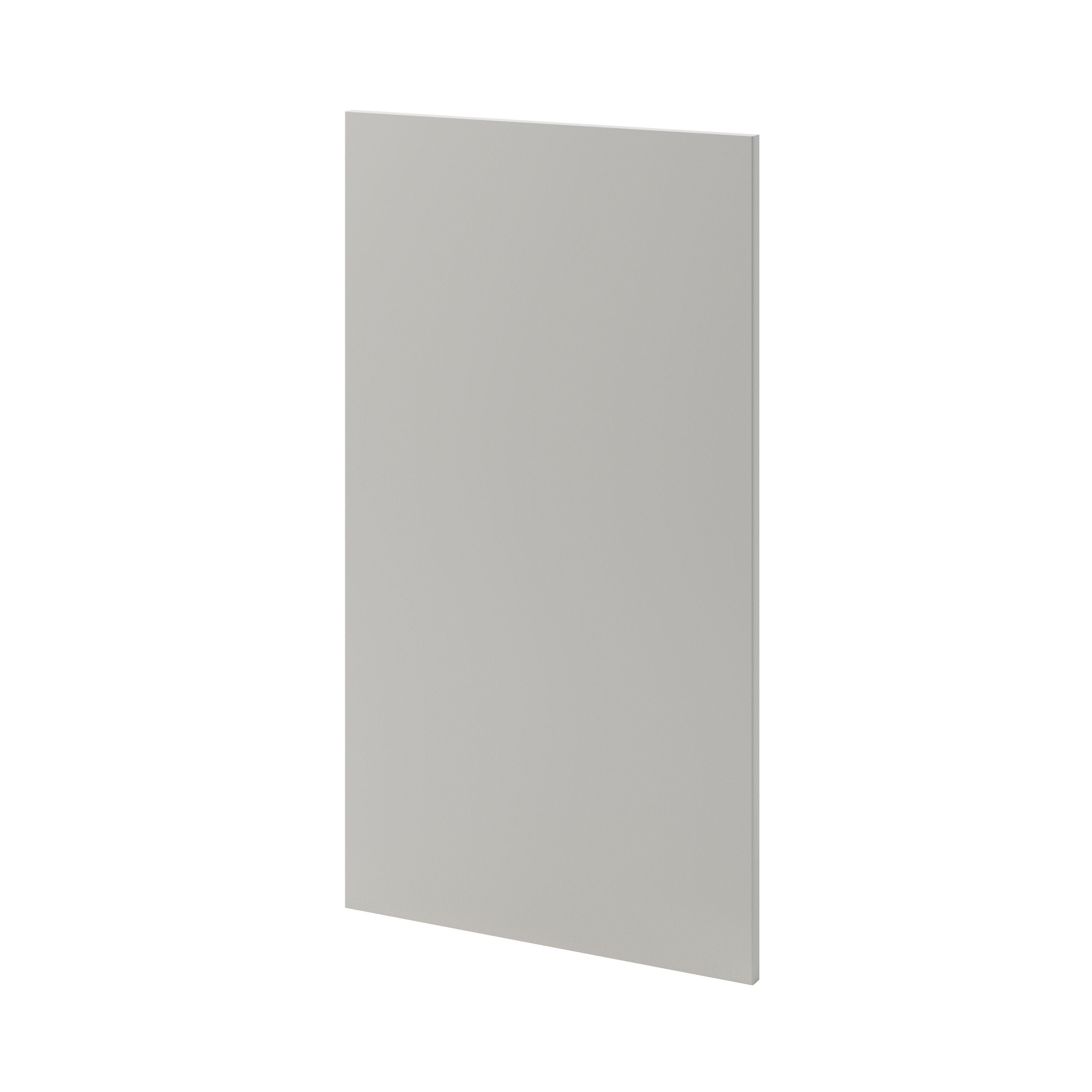 GoodHome Stevia Matt Pewter grey slab Tall wall Cabinet door (W)500mm (H)895mm (T)18mm