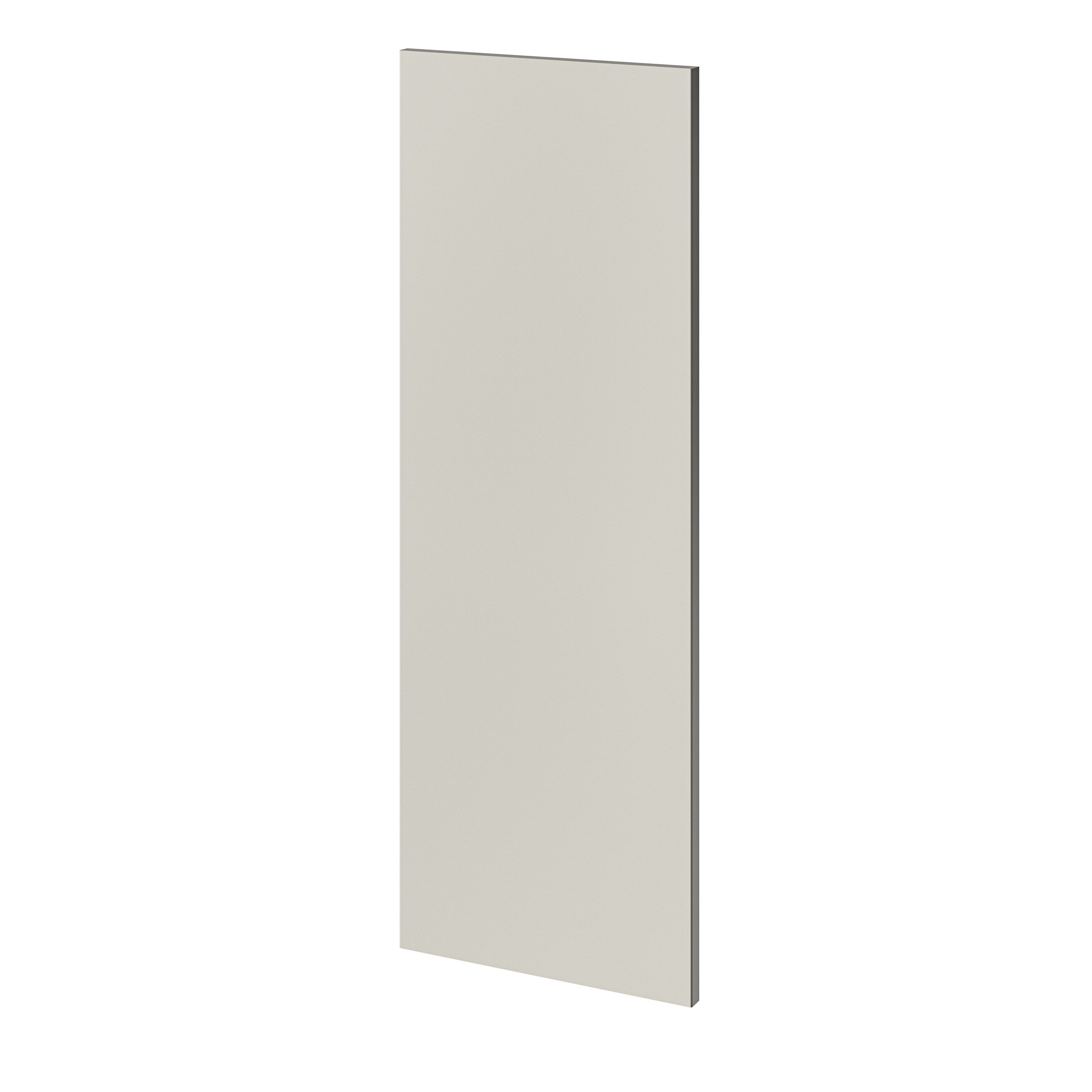 GoodHome Stevia Matt sandstone slab Tall Wall End panel (H)900mm (W)320mm