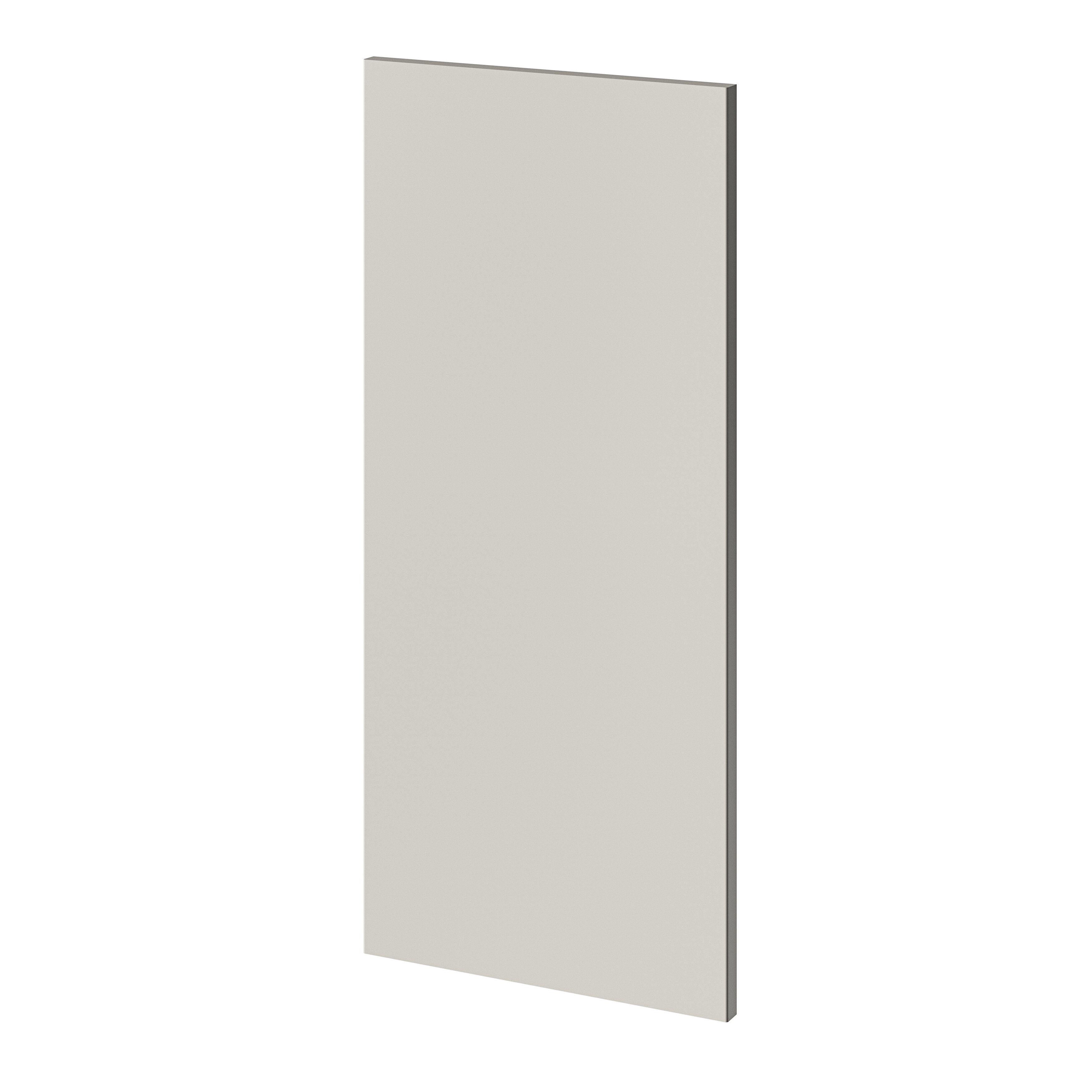 GoodHome Stevia Matt sandstone Standard Wall End panel (H)720mm (W)320mm