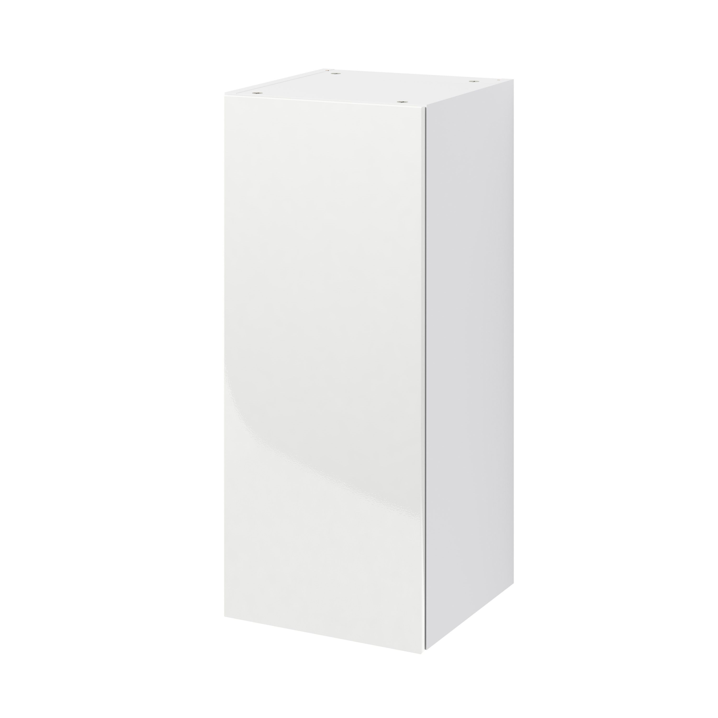 GoodHome Stevia Matt White Standard Wall cabinet, (W)300mm (D)338mm