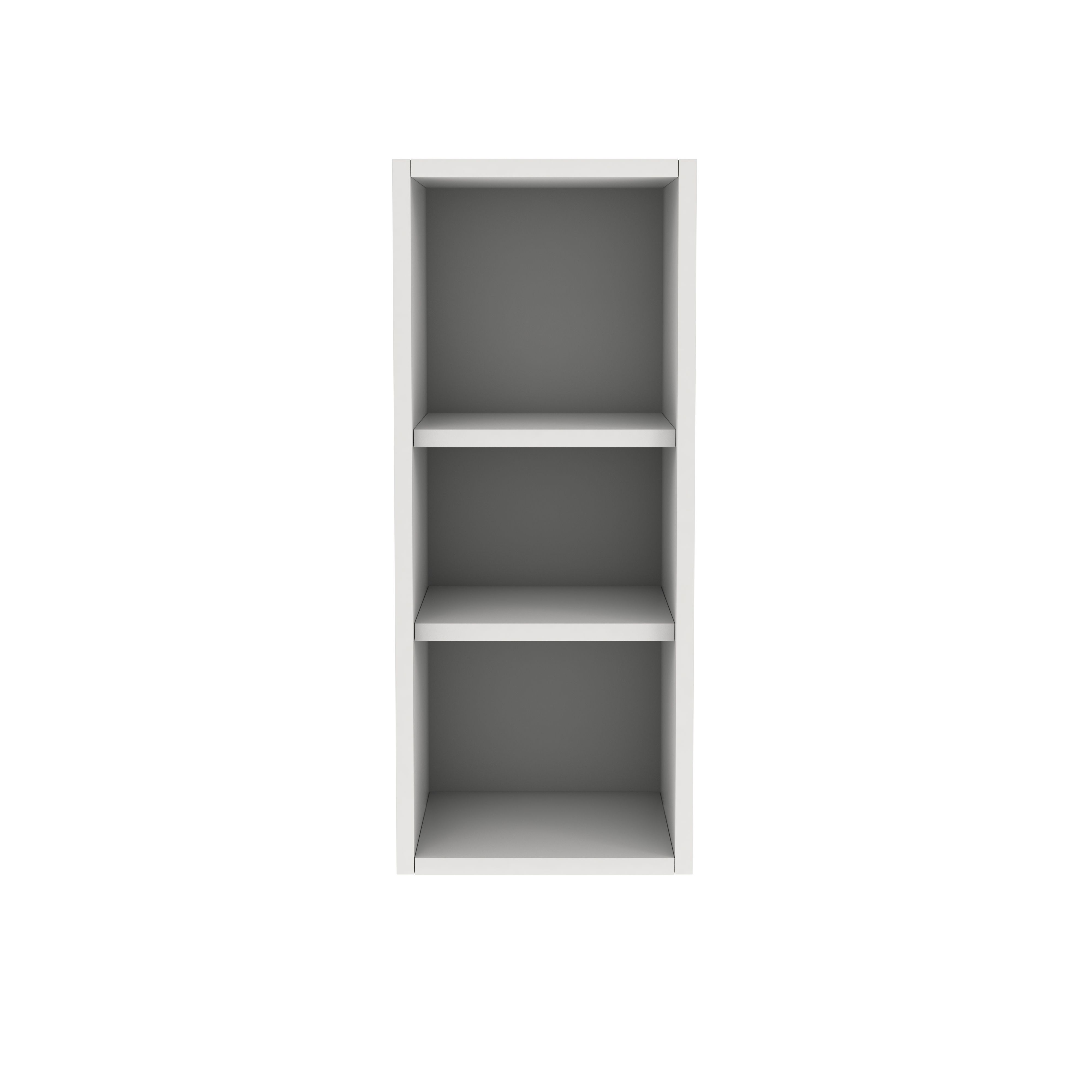 GoodHome Stevia Matt White Standard Wall cabinet, (W)300mm (D)338mm