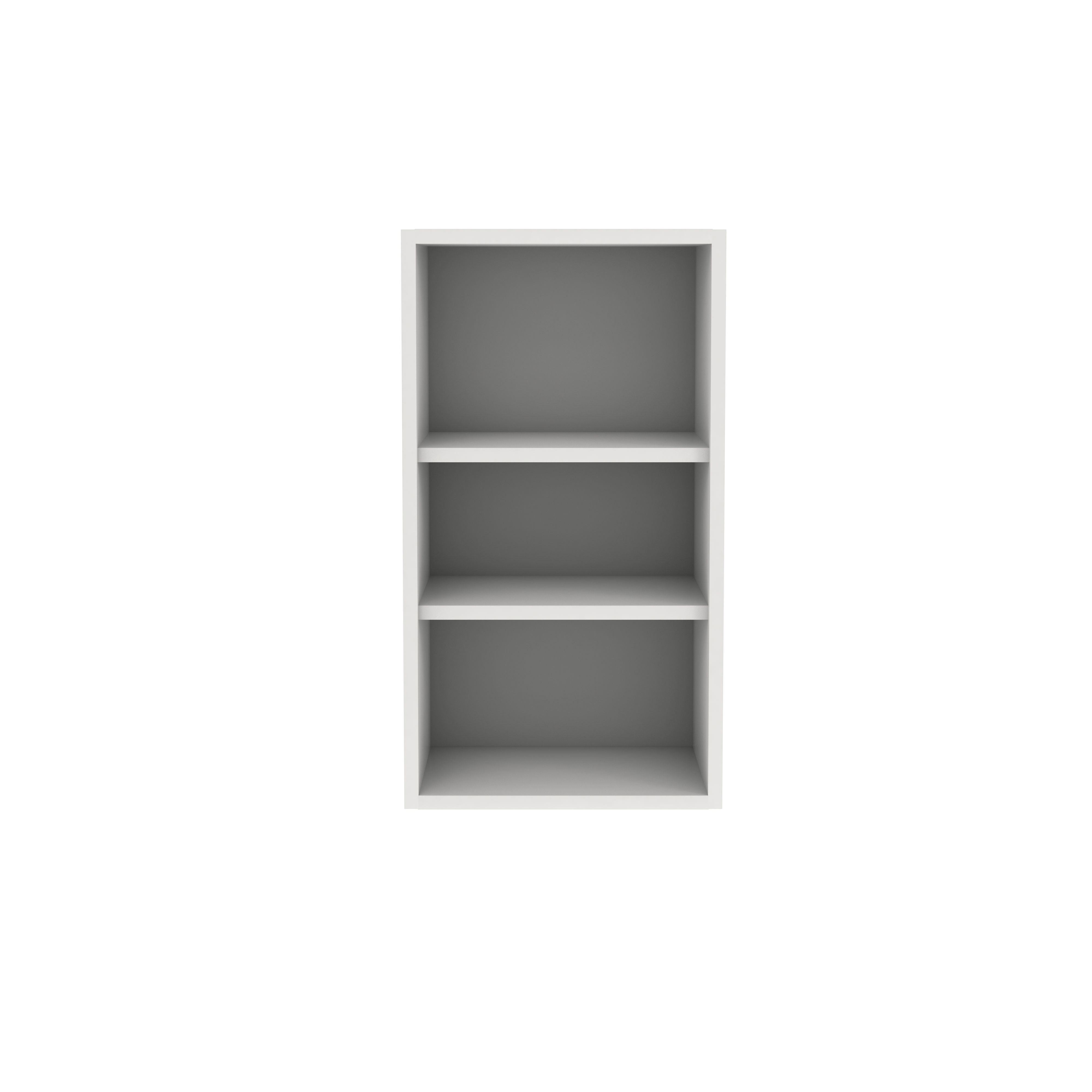 GoodHome Stevia Matt White Standard Wall cabinet, (W)400mm (D)338mm