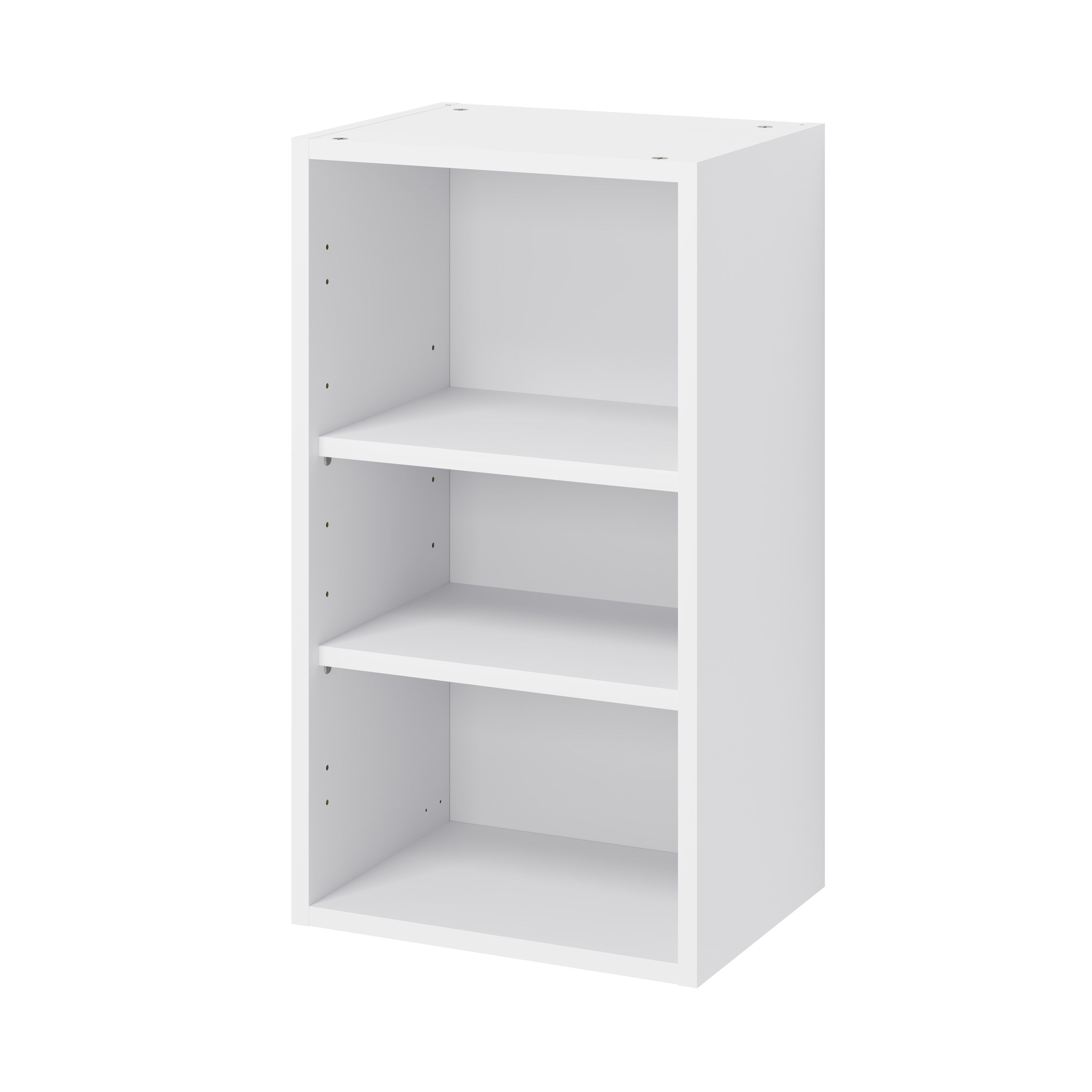 GoodHome Stevia Matt White Standard Wall cabinet, (W)400mm (D)338mm