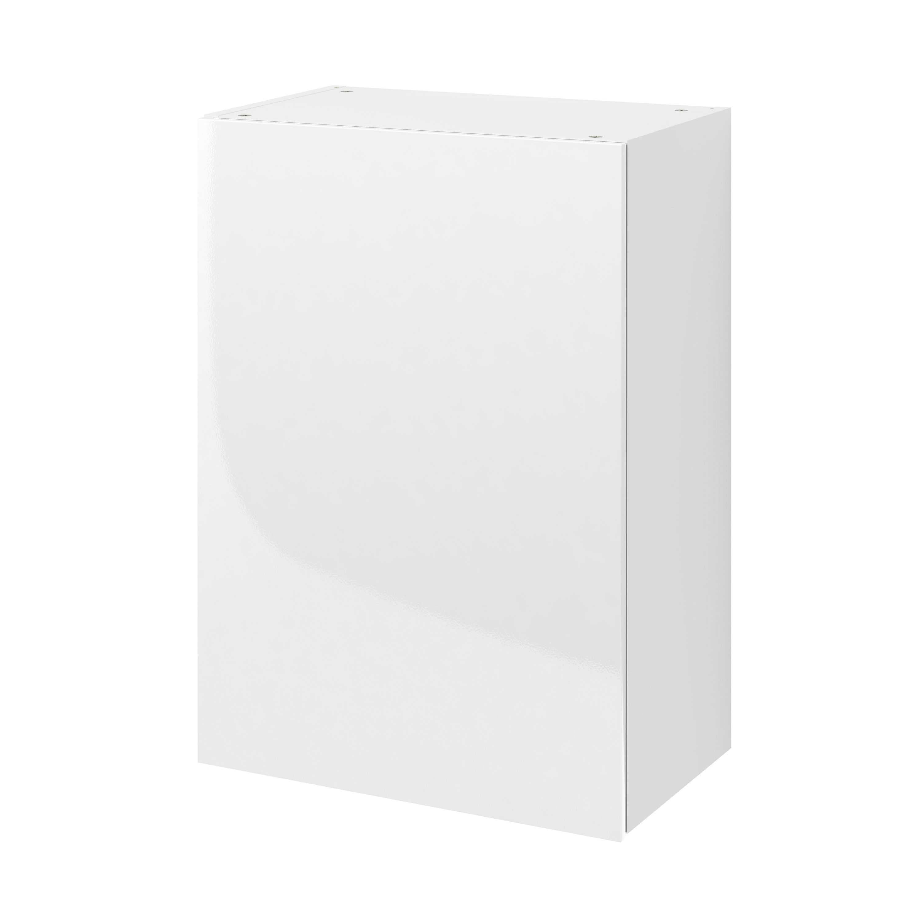 GoodHome Stevia Matt White Standard Wall cabinet, (W)500mm (D)338mm