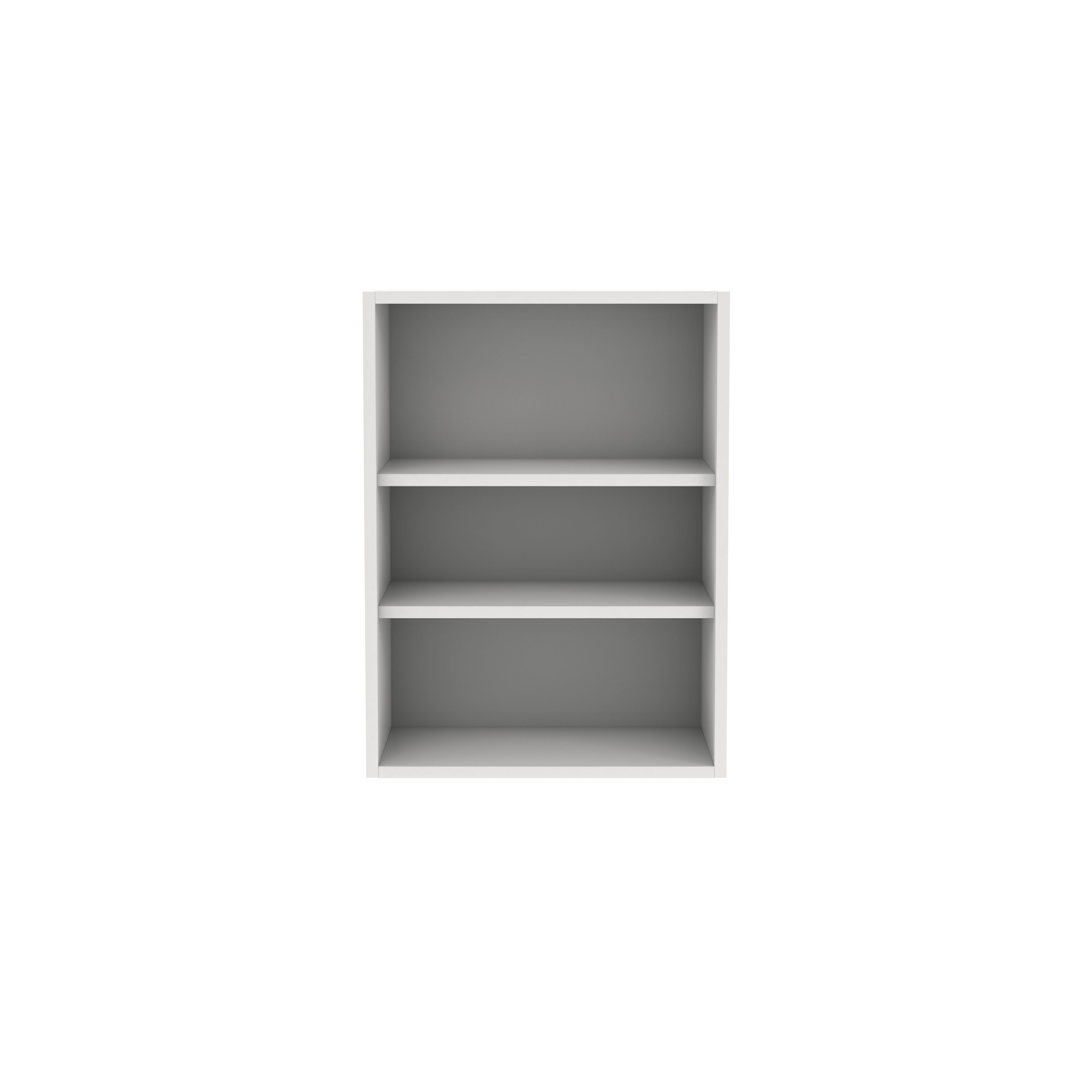 GoodHome Stevia Matt White Standard Wall cabinet, (W)500mm (D)338mm