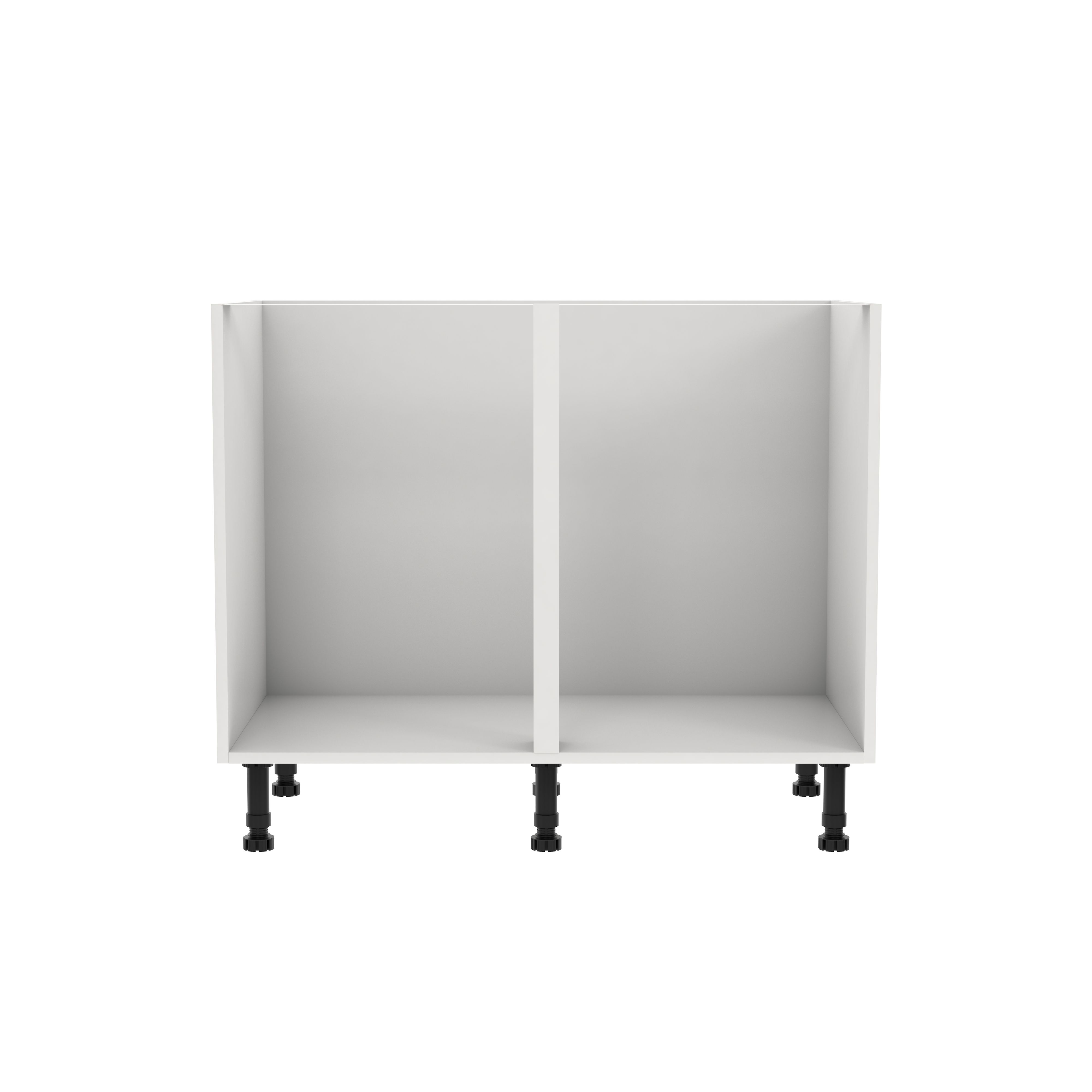 GoodHome Stevia White Base cabinet, (W)1000mm