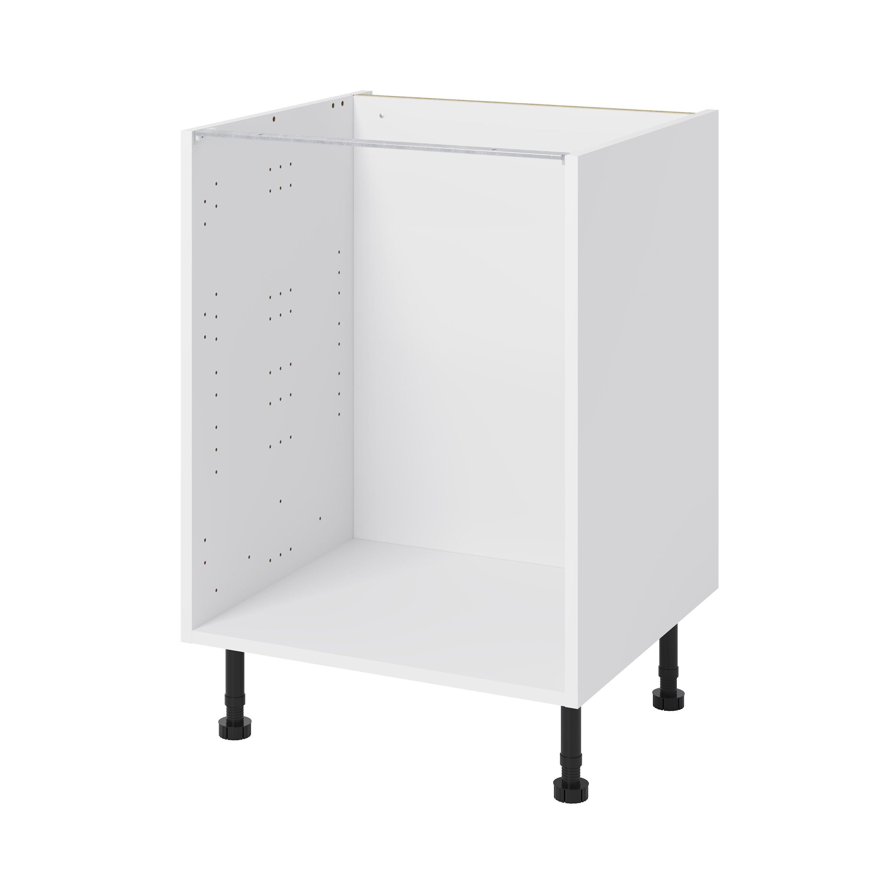 GoodHome Stevia White Base unit, (W)600mm