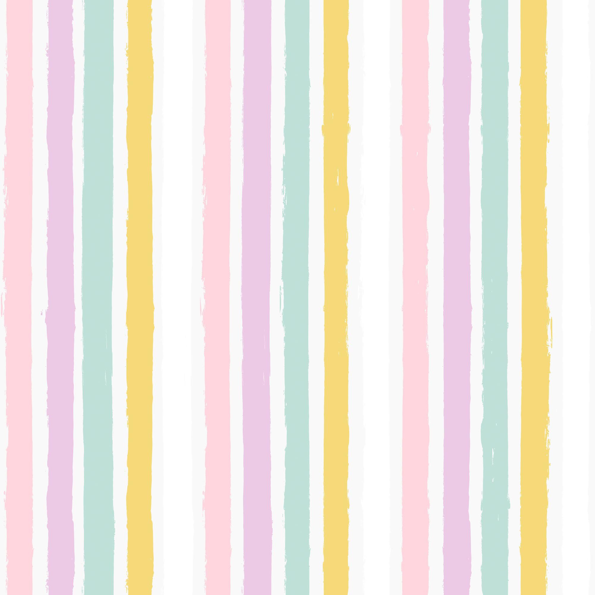 GoodHome Striped Multi Striped design Smooth Wallpaper Sample