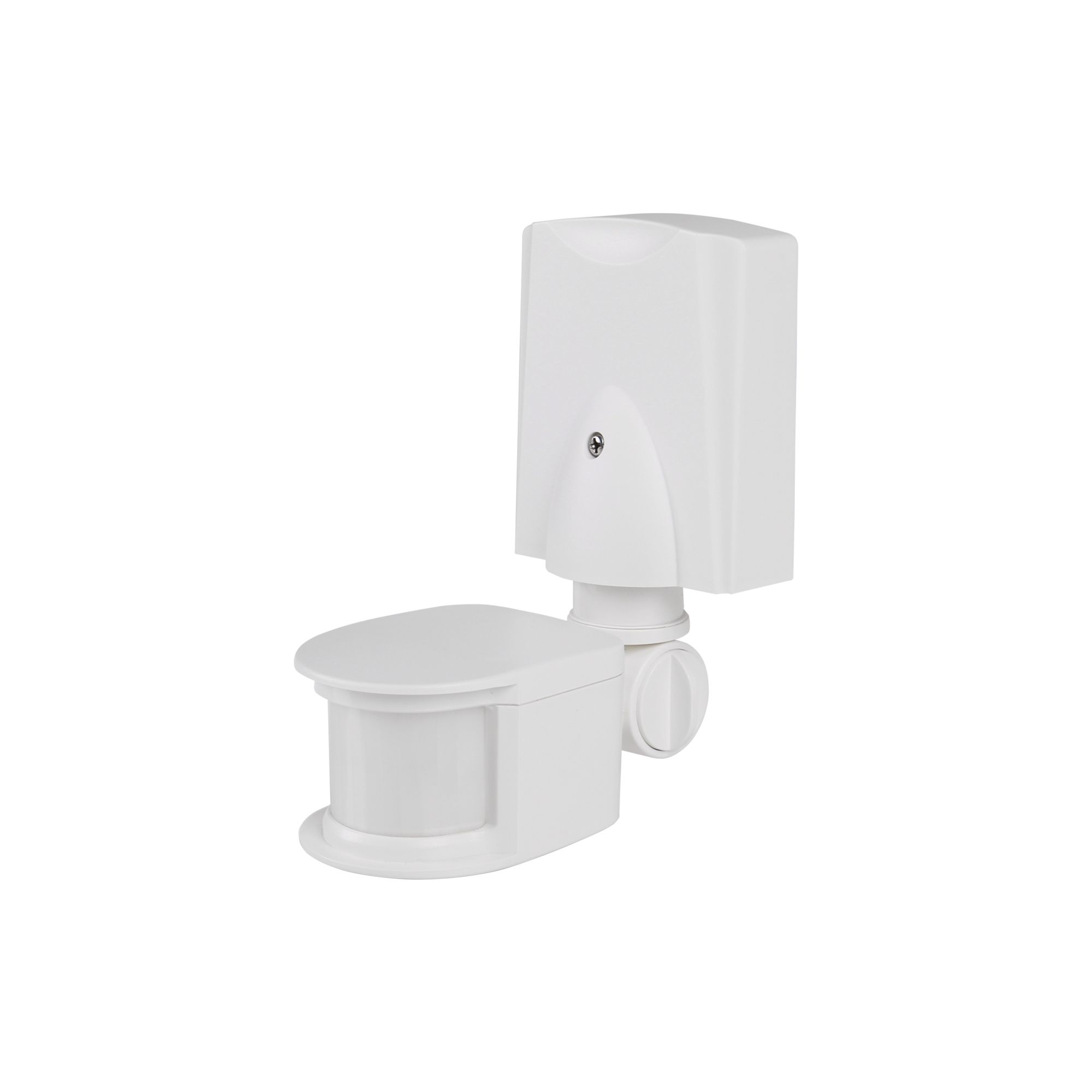 GoodHome Suartone White Mains-powered Floodlights PIR Motion sensor