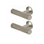 GoodHome Sumac Nickel effect Silver Kitchen cabinets Handle (L)60mm