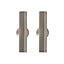 GoodHome Sumac Nickel effect Silver Kitchen cabinets Handle (L)60mm