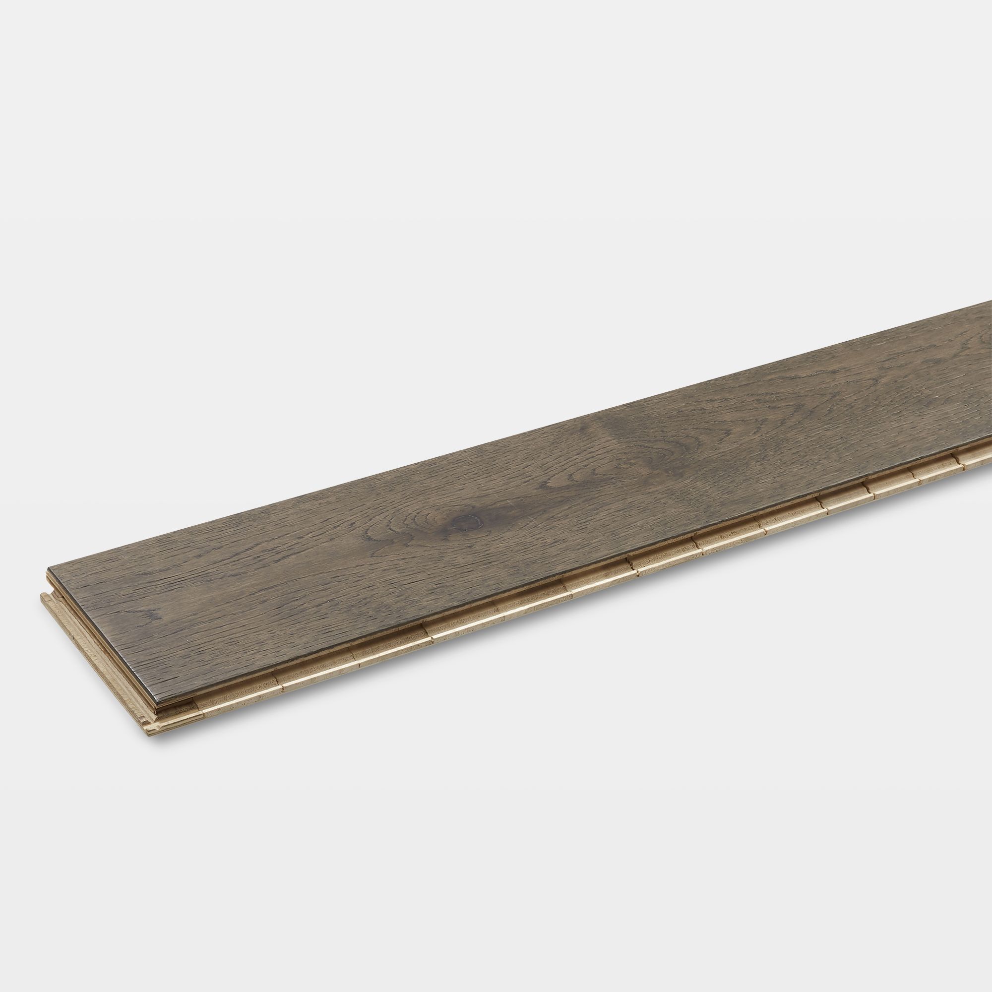GoodHome Sumbing Grey Oak Engineered Real wood top layer flooring, 1.4m²