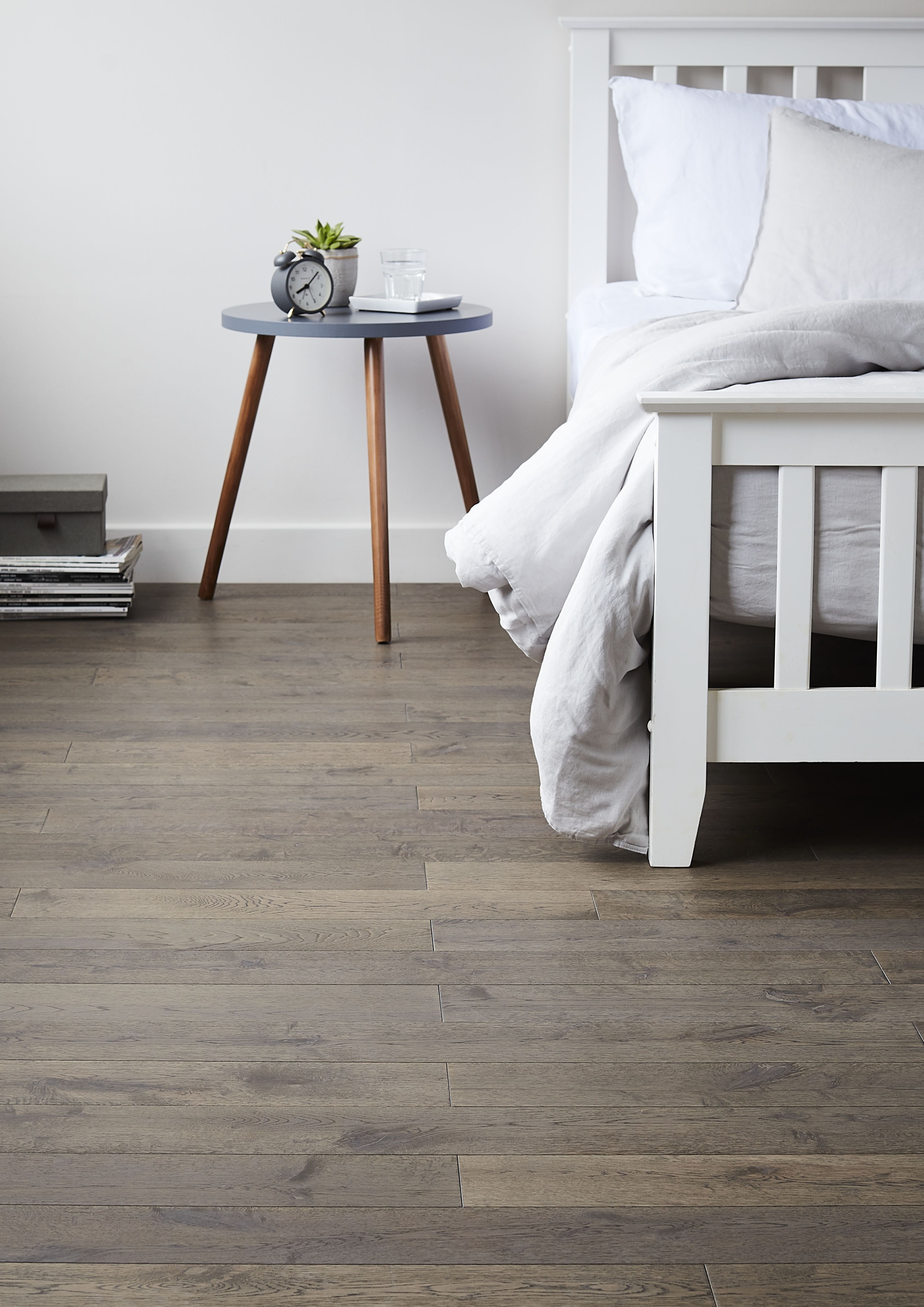GoodHome Sumbing Grey Oak Engineered Real wood top layer flooring, 1.4m²