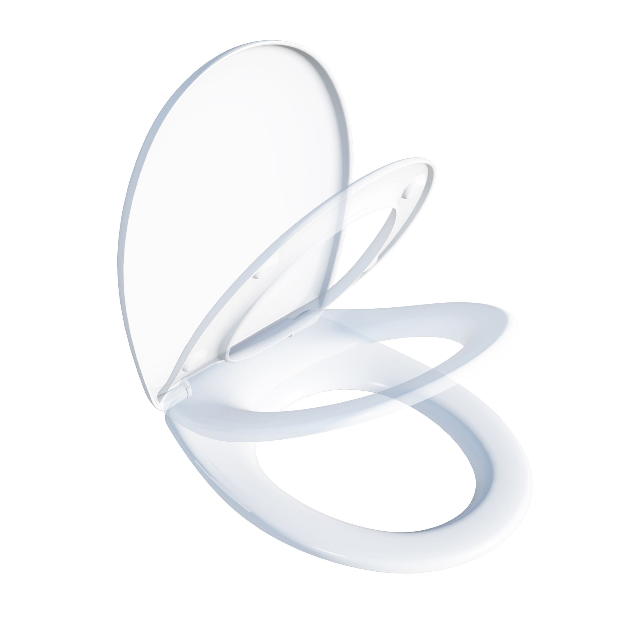 GoodHome Surano White Soft close Toilet seat