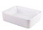 GoodHome Surma Gloss White Rectangular Counter top Basin (W)48cm