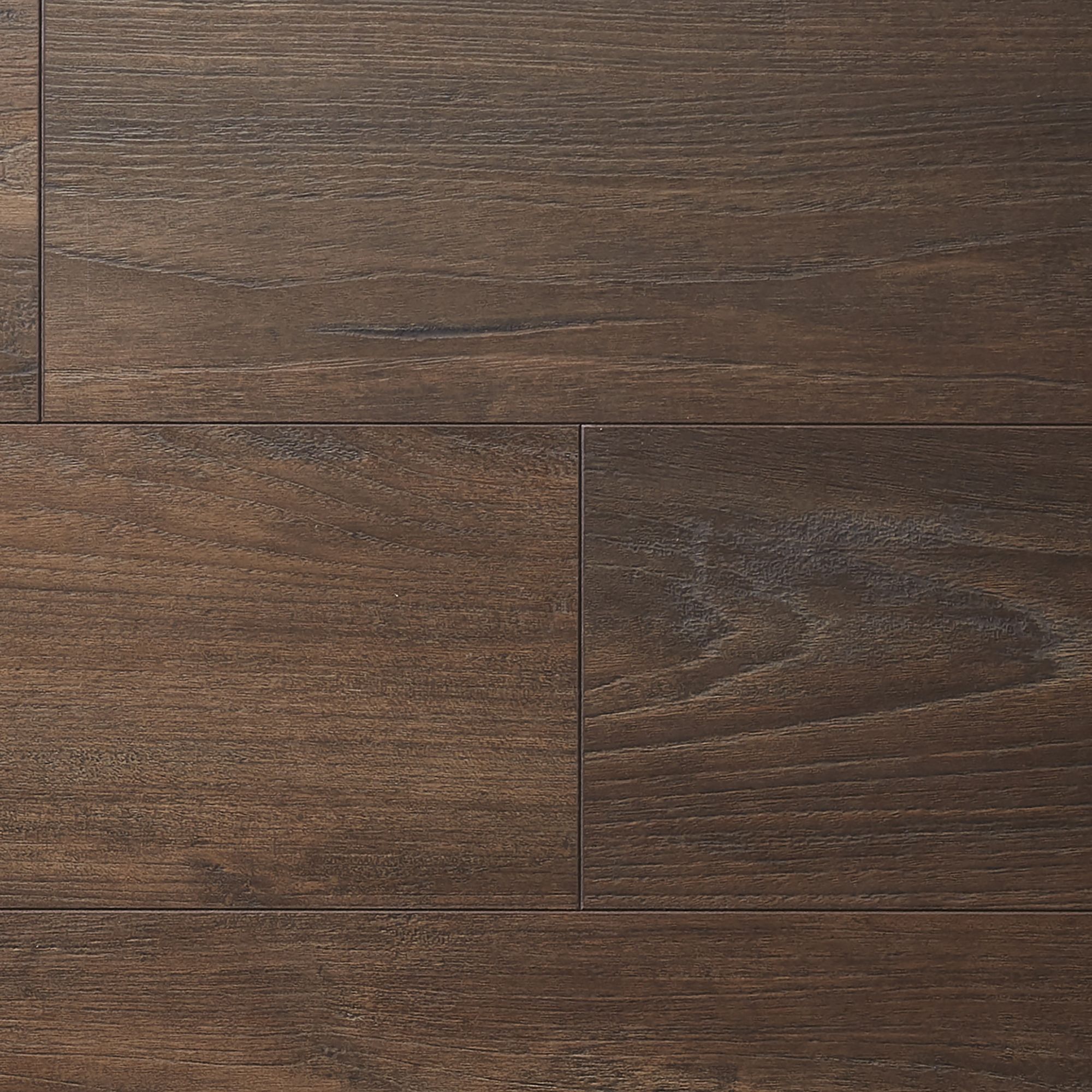 GoodHome Swanley Dark oak effect Laminate Flooring, 1.29m²