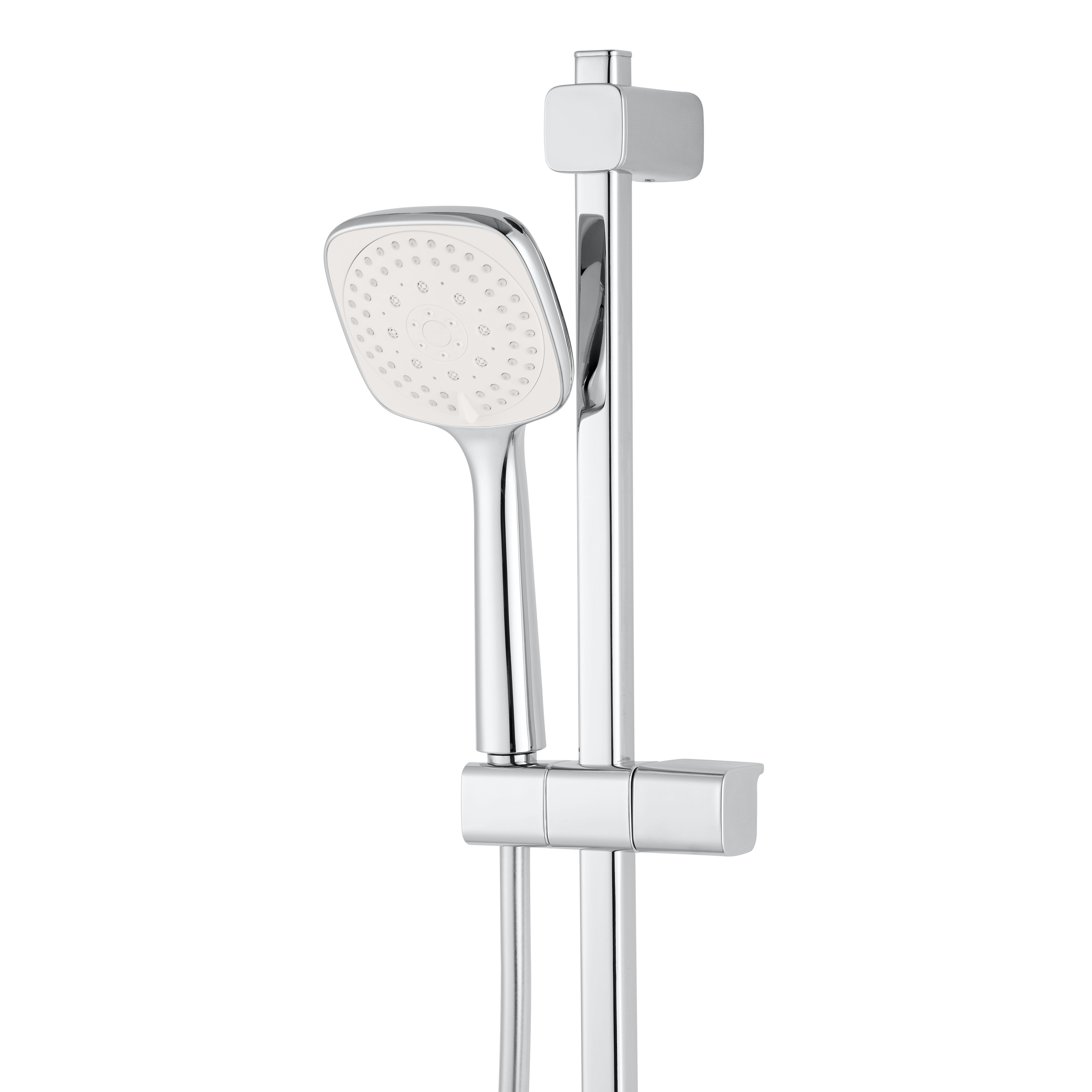 GoodHome Teesta 3-spray pattern Shower kit