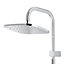 GoodHome Teesta Shower kit with 2 shower heads