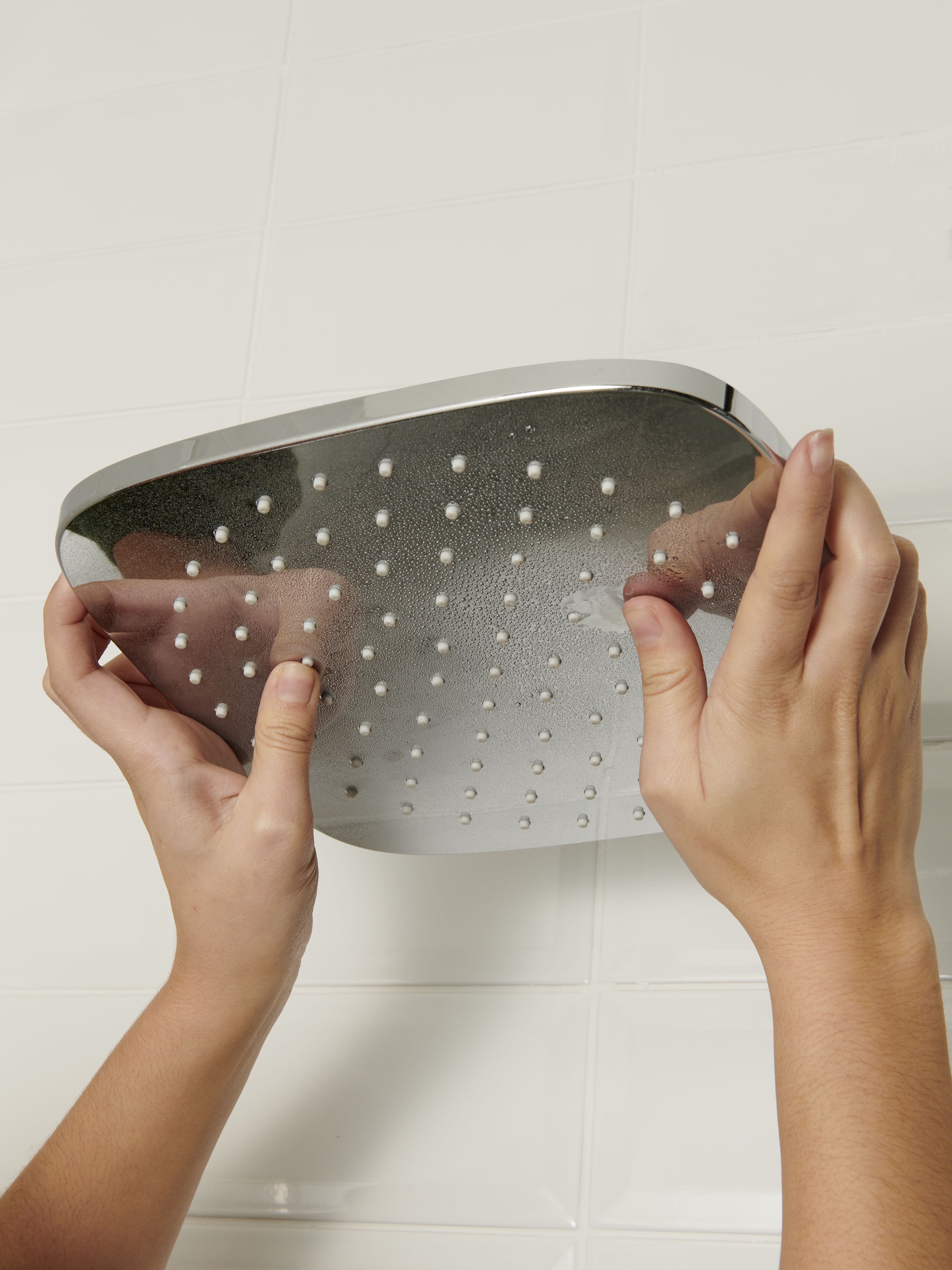 GoodHome Teesta Single-spray pattern Overhead Shower head