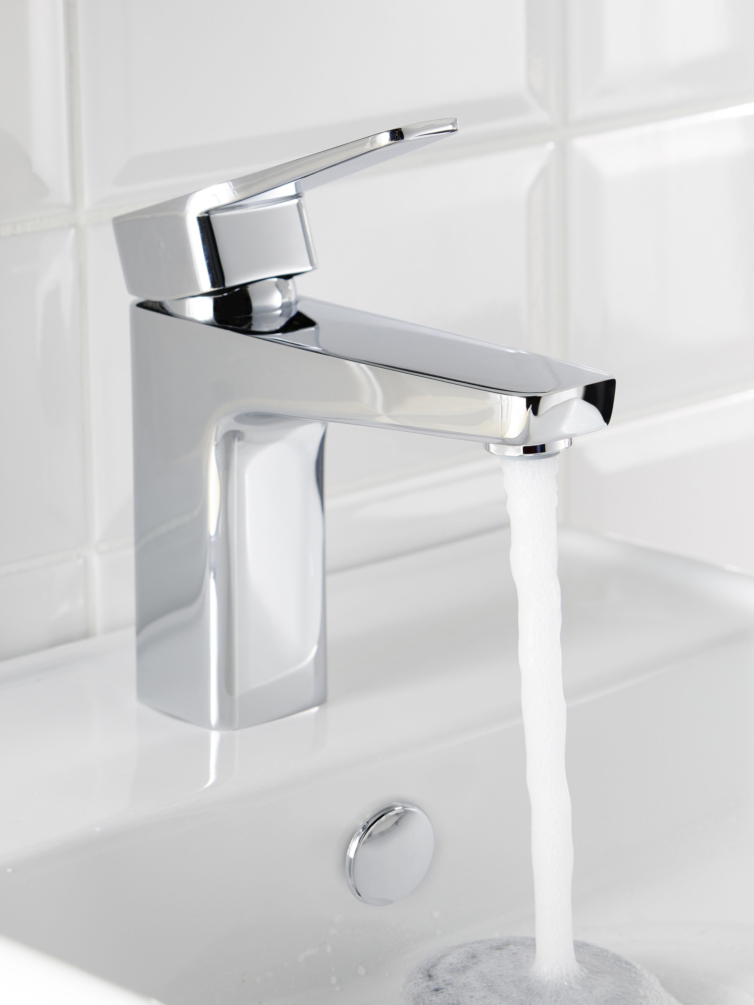 GoodHome Teesta Standard Deck-mounted Basin Mixer Tap