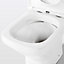 GoodHome Teesta White Close-coupled Toilet with Soft close seat