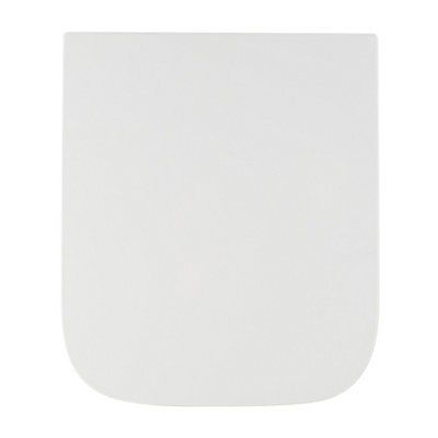 GoodHome Teesta White Soft close Toilet seat